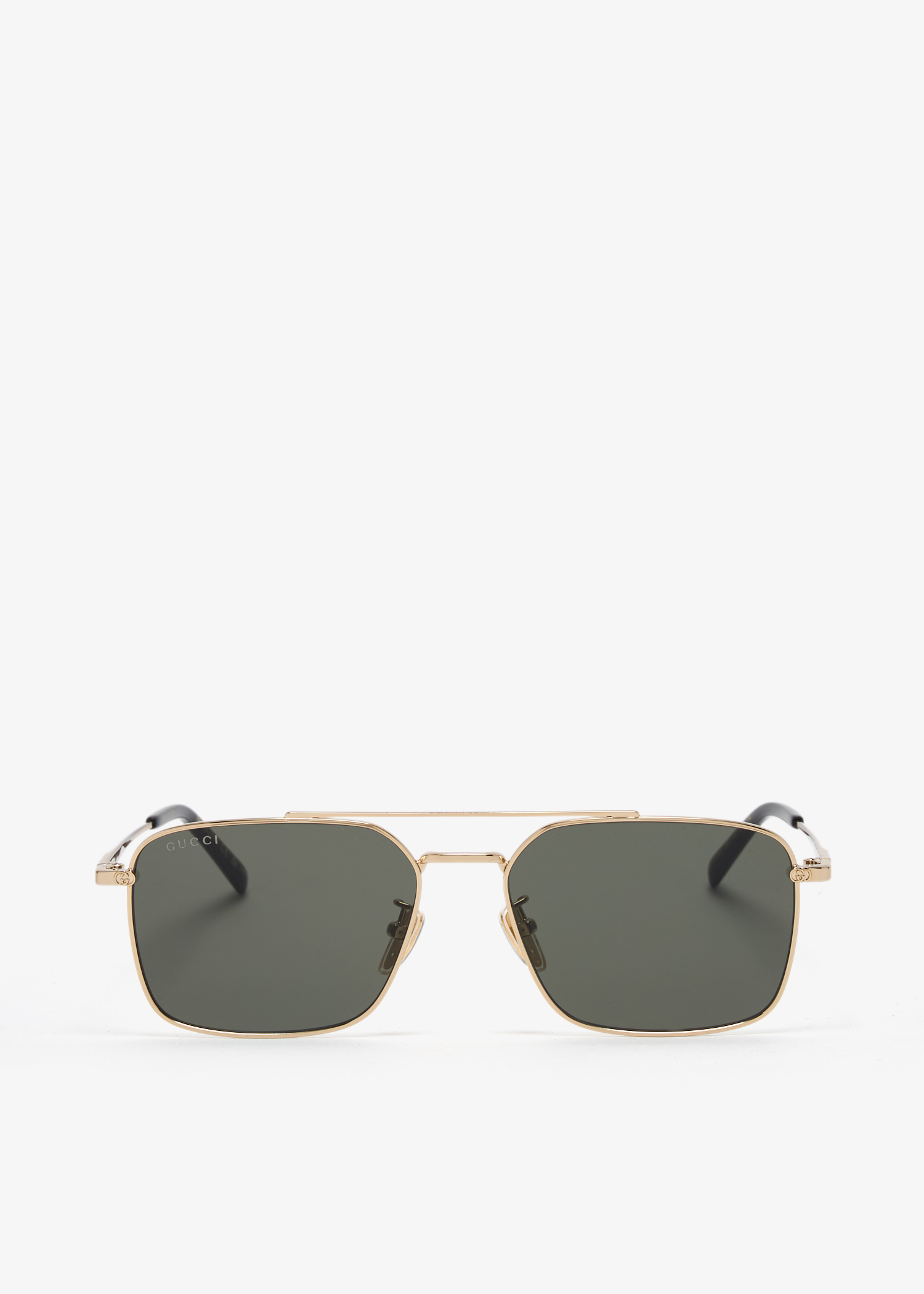 

Aviator frame sunglasses, Gold