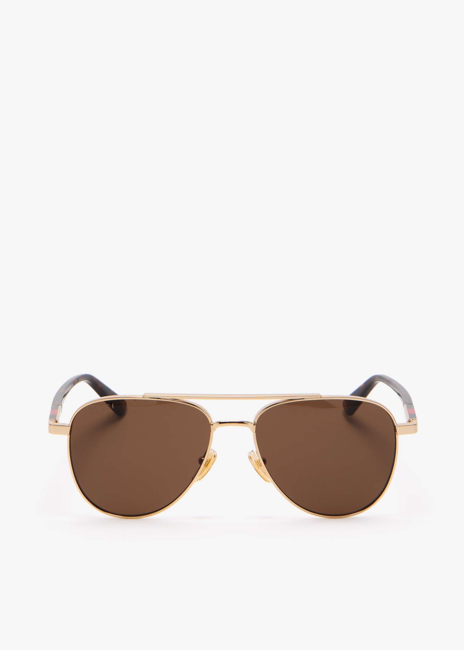 

Aviator frame sunglasses, Gold
