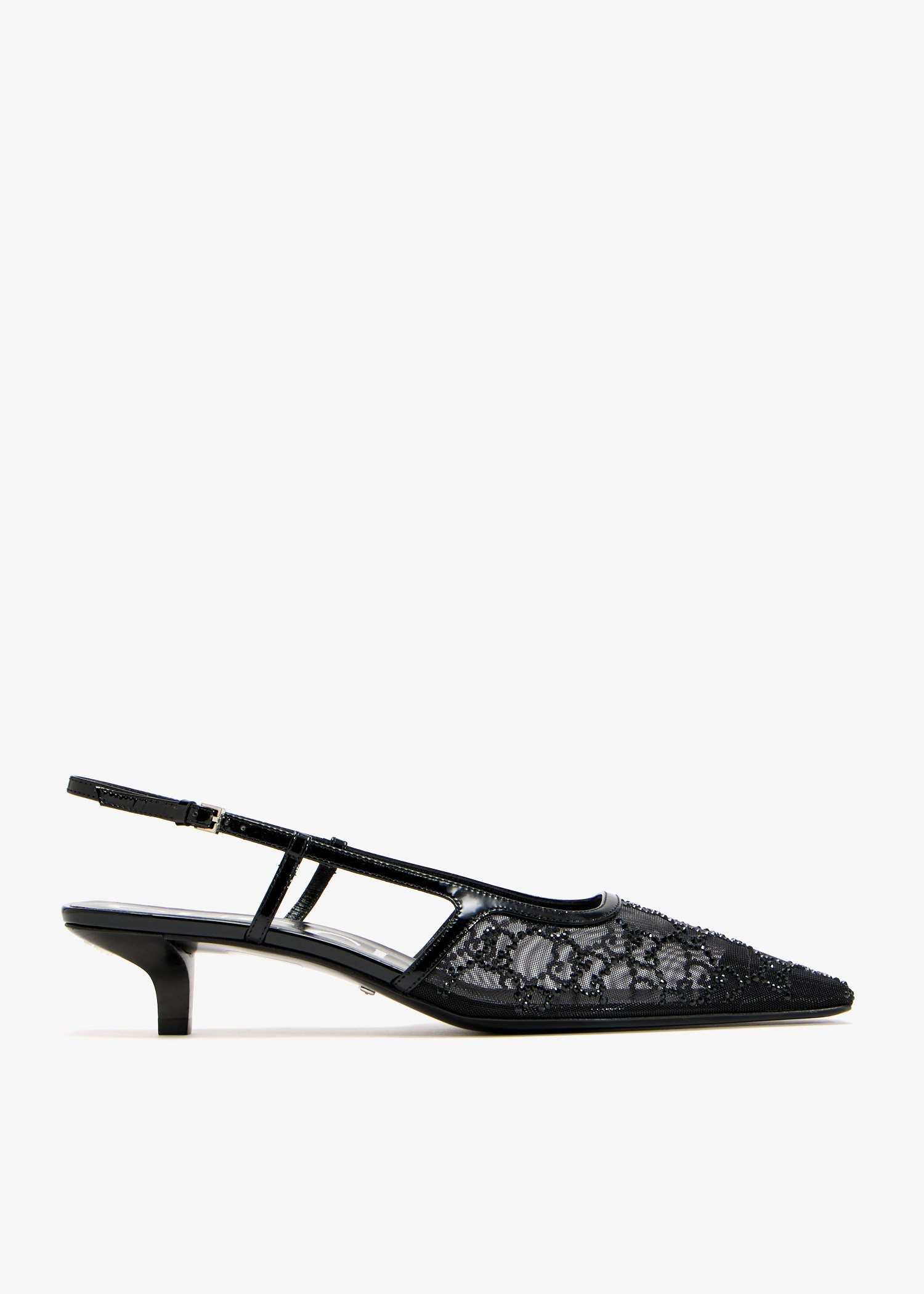 

GG slingback pumps, Black