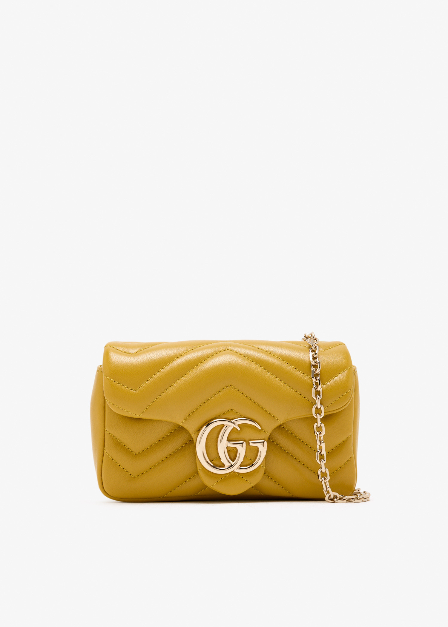 

GG Marmont mini shoulder bag, Yellow