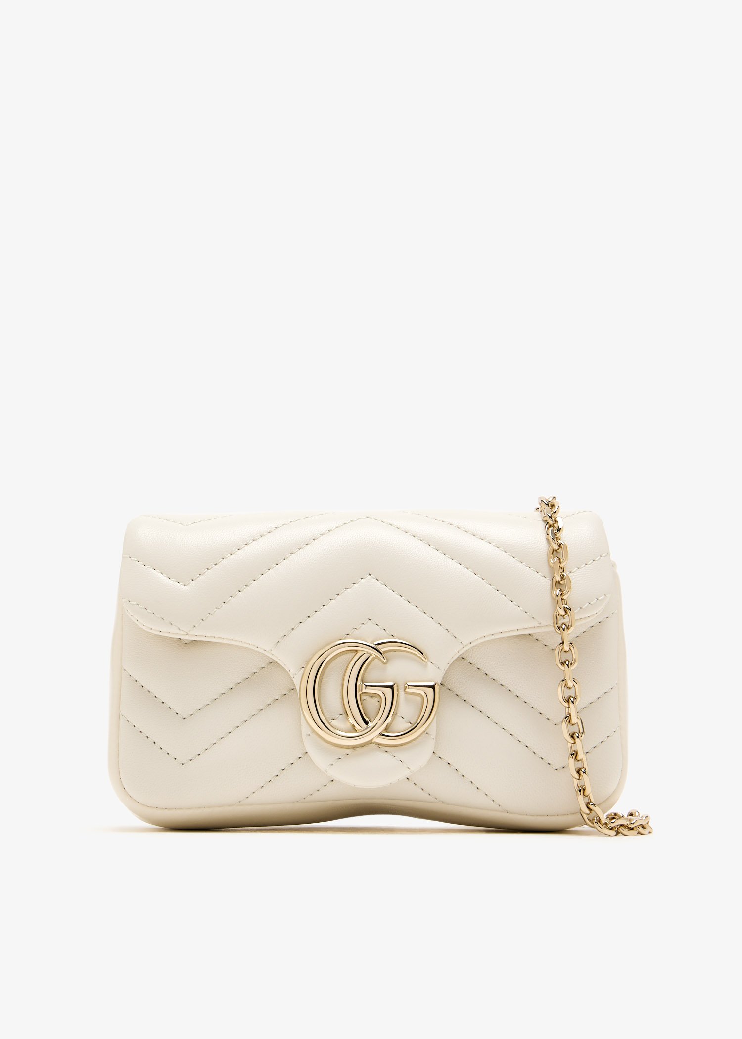 

GG Marmont mini bag, White