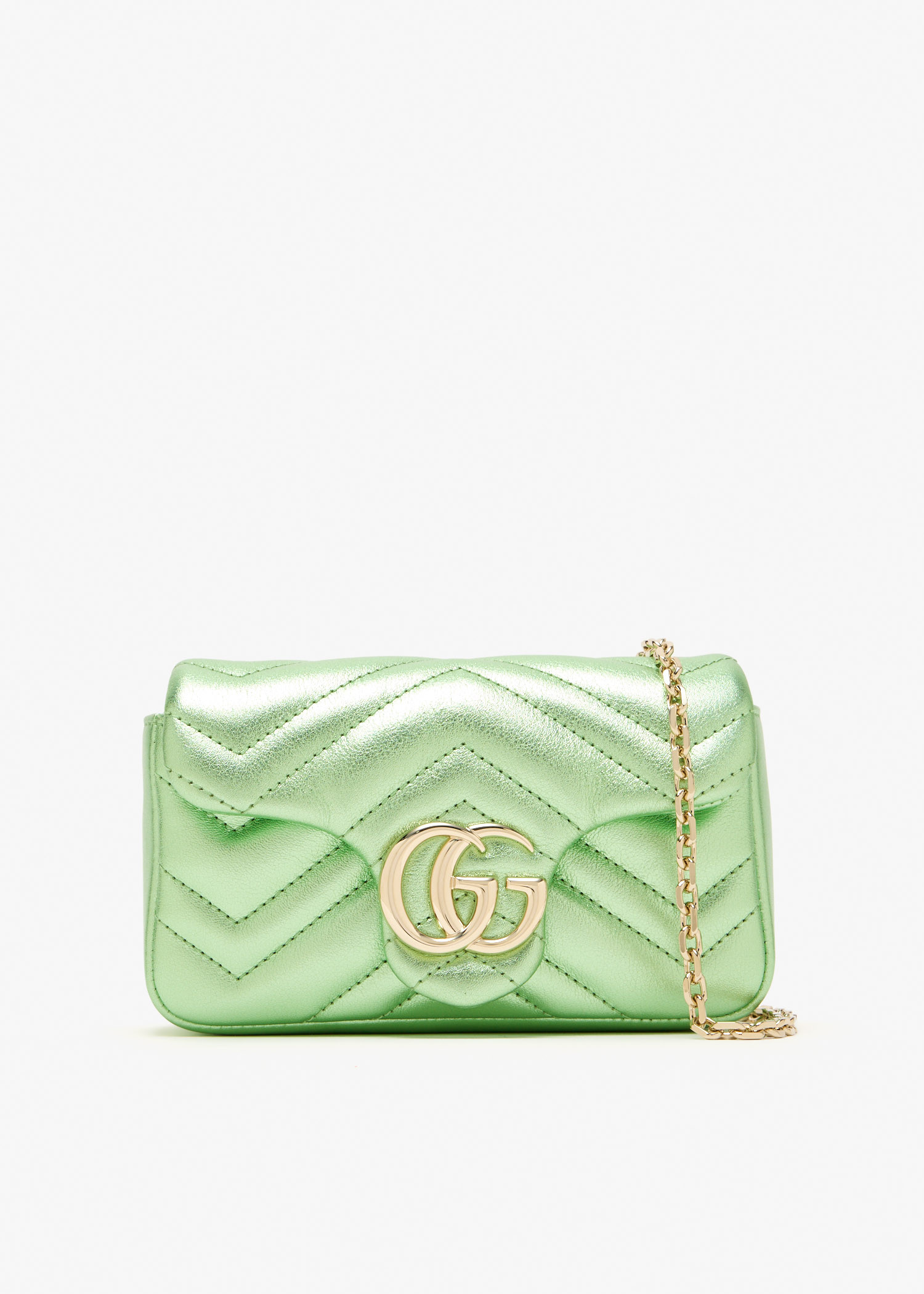 

GG Marmont mini shoulder bag, Green