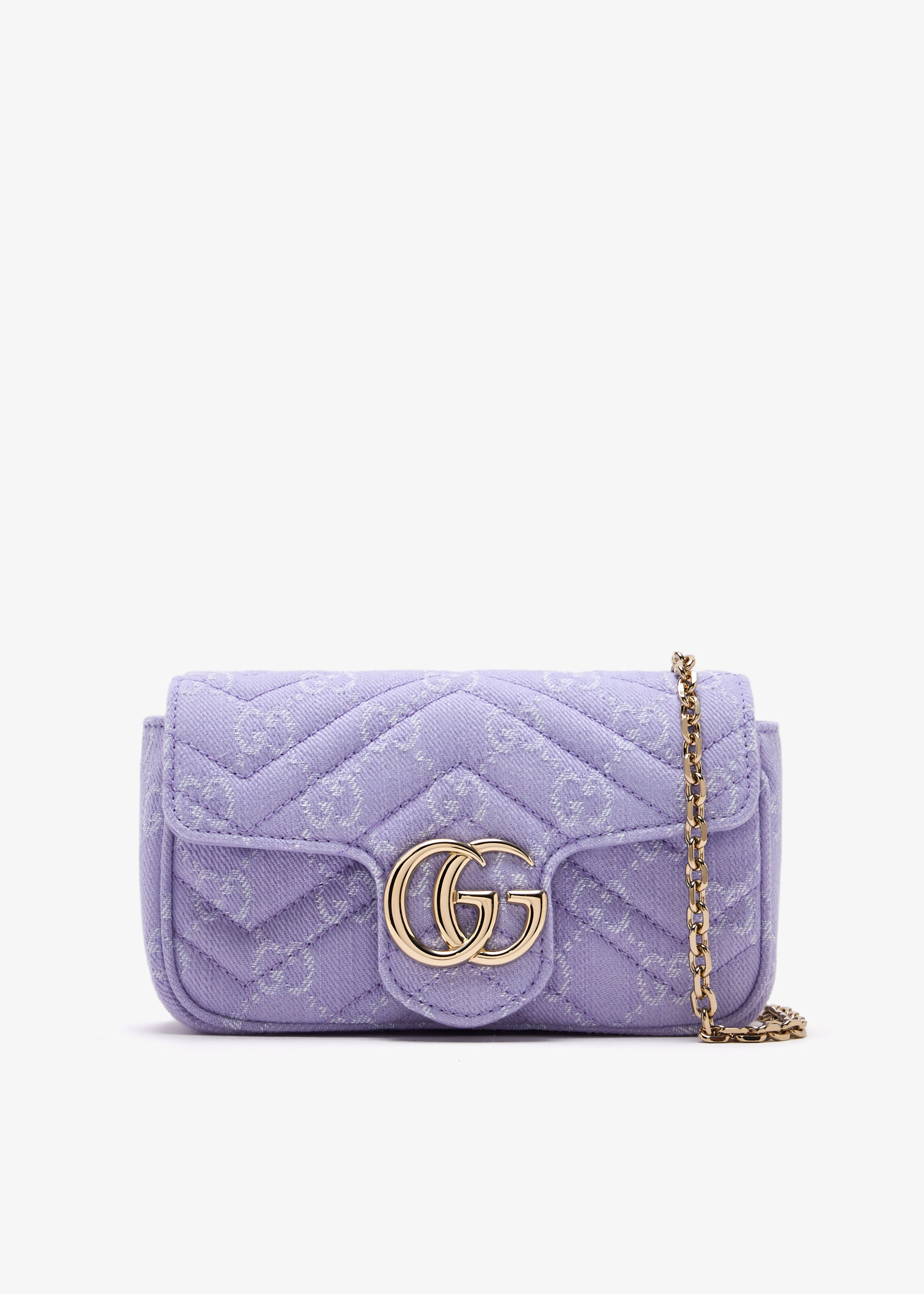 

GG Marmont super mini bag, Purple
