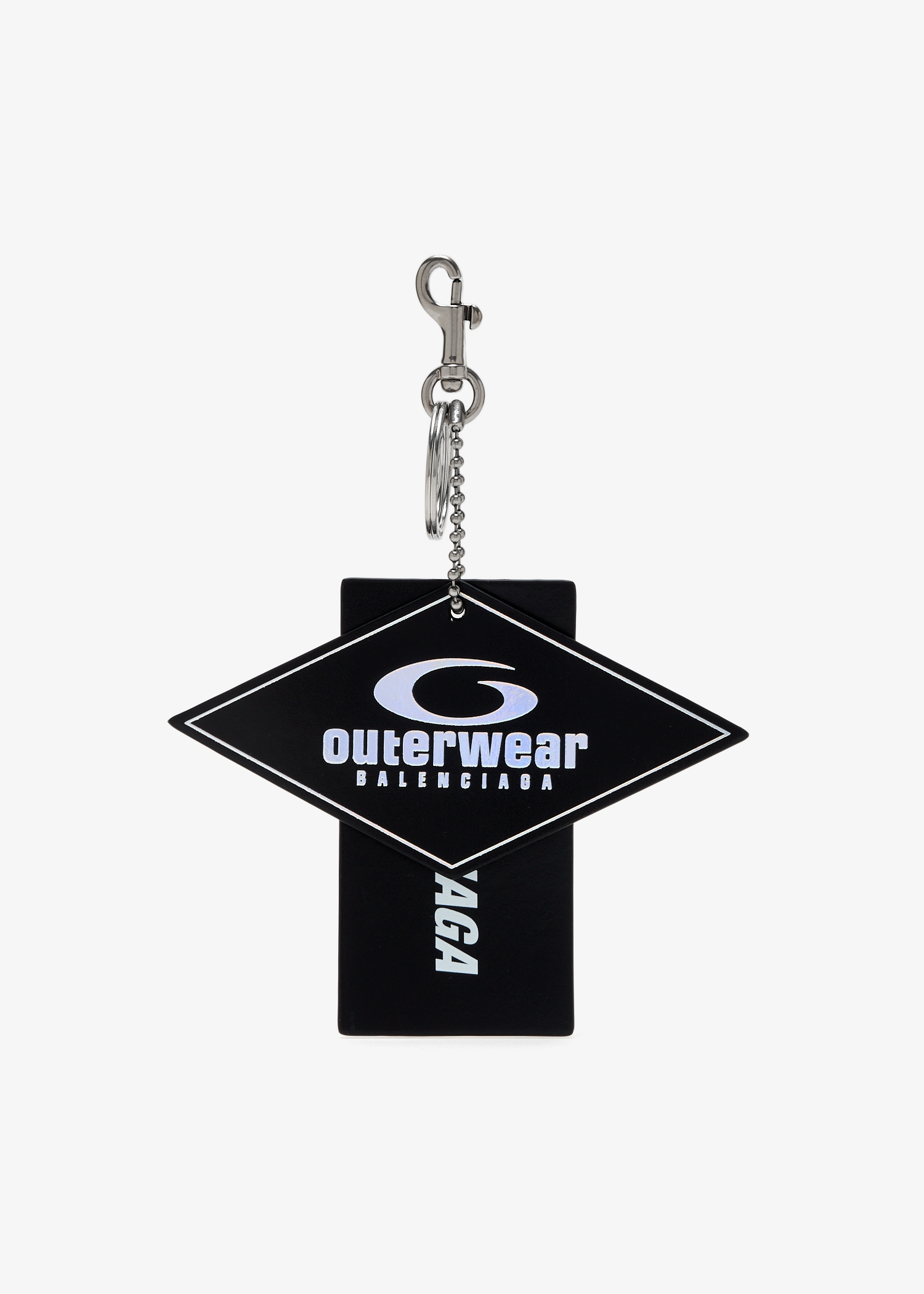 

Logo keyring charm, Black