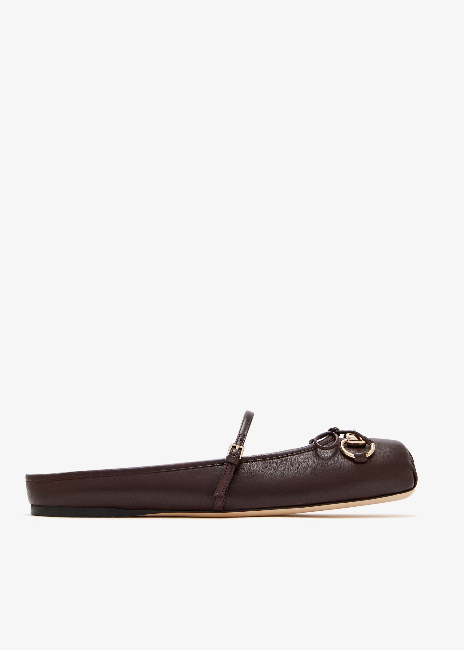 

Horsebit mules, Brown