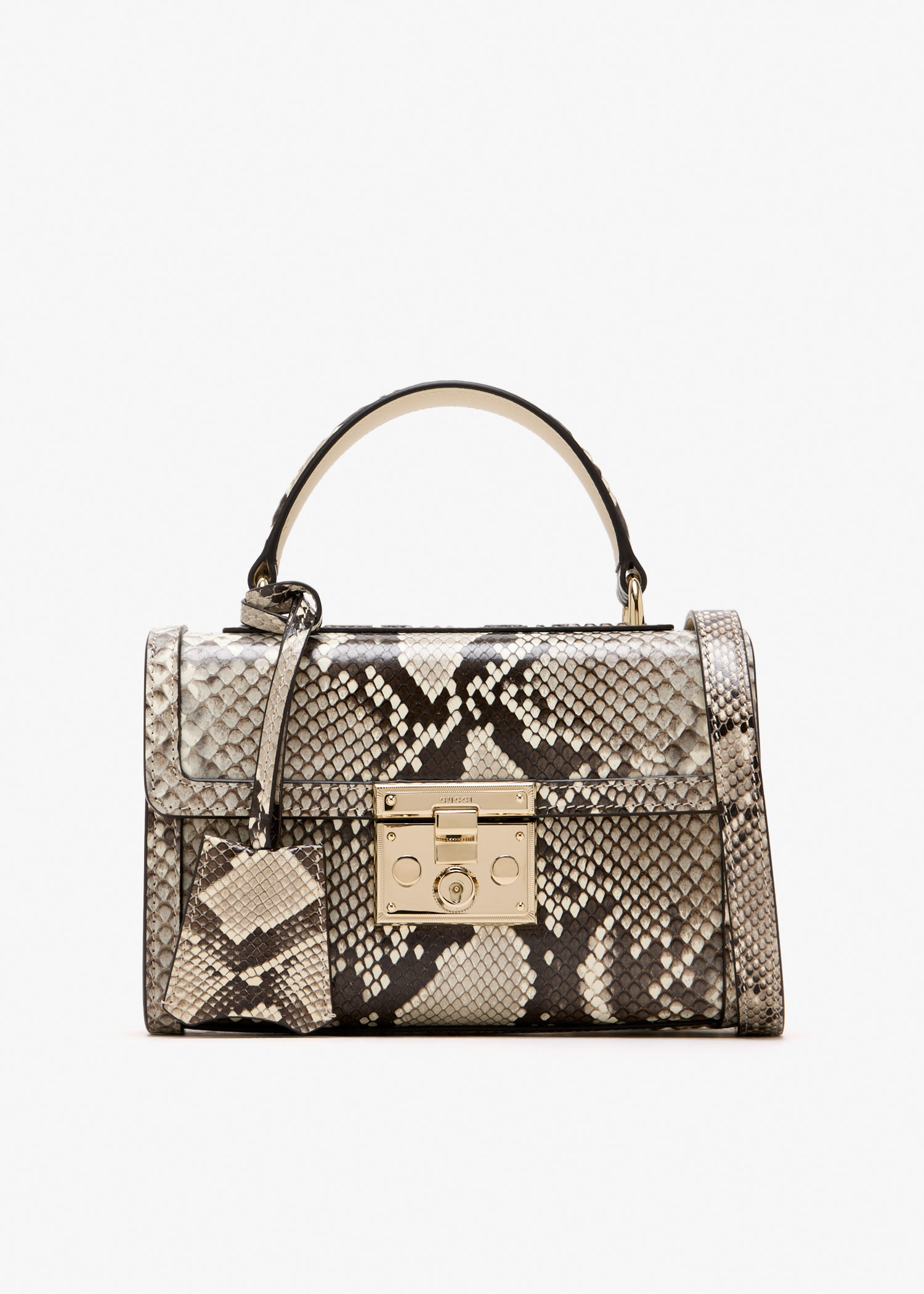 

Padlock top handle Bag, Animal printed
