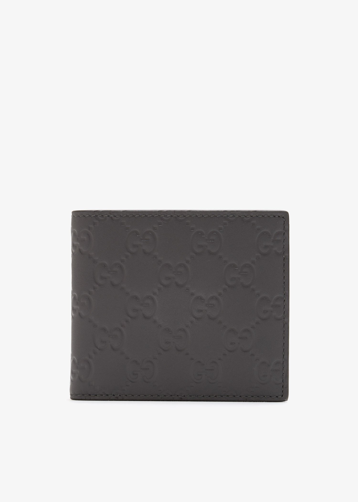 

GG Emblem coin wallet, Grey