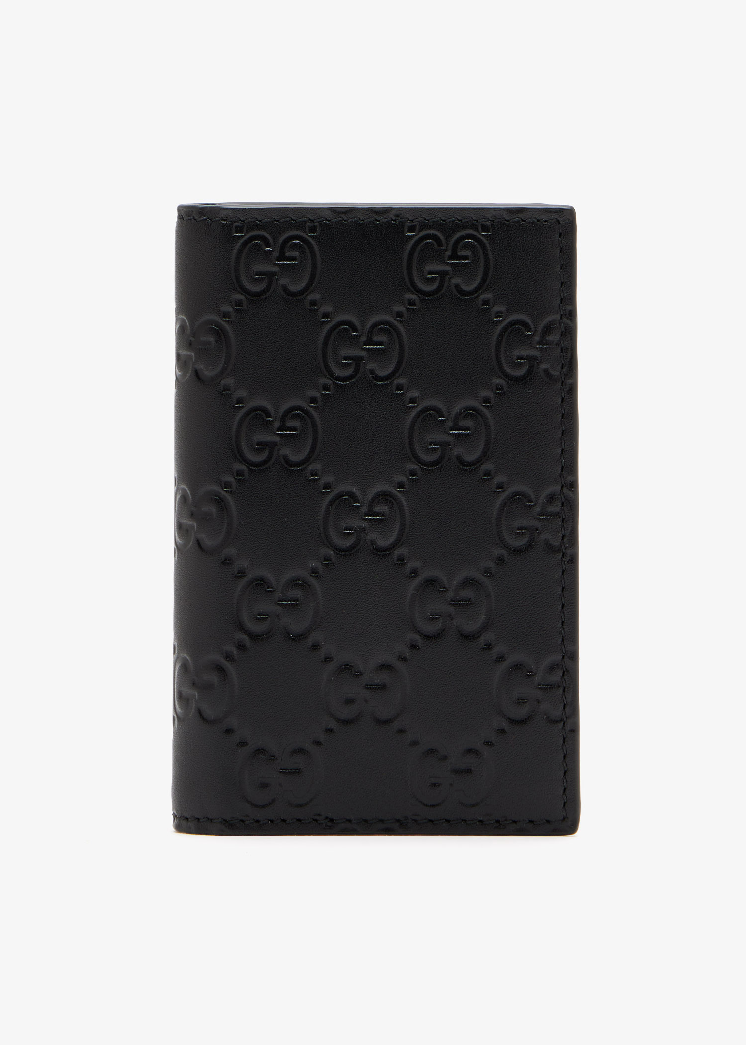 

GG Emblem card case, Black