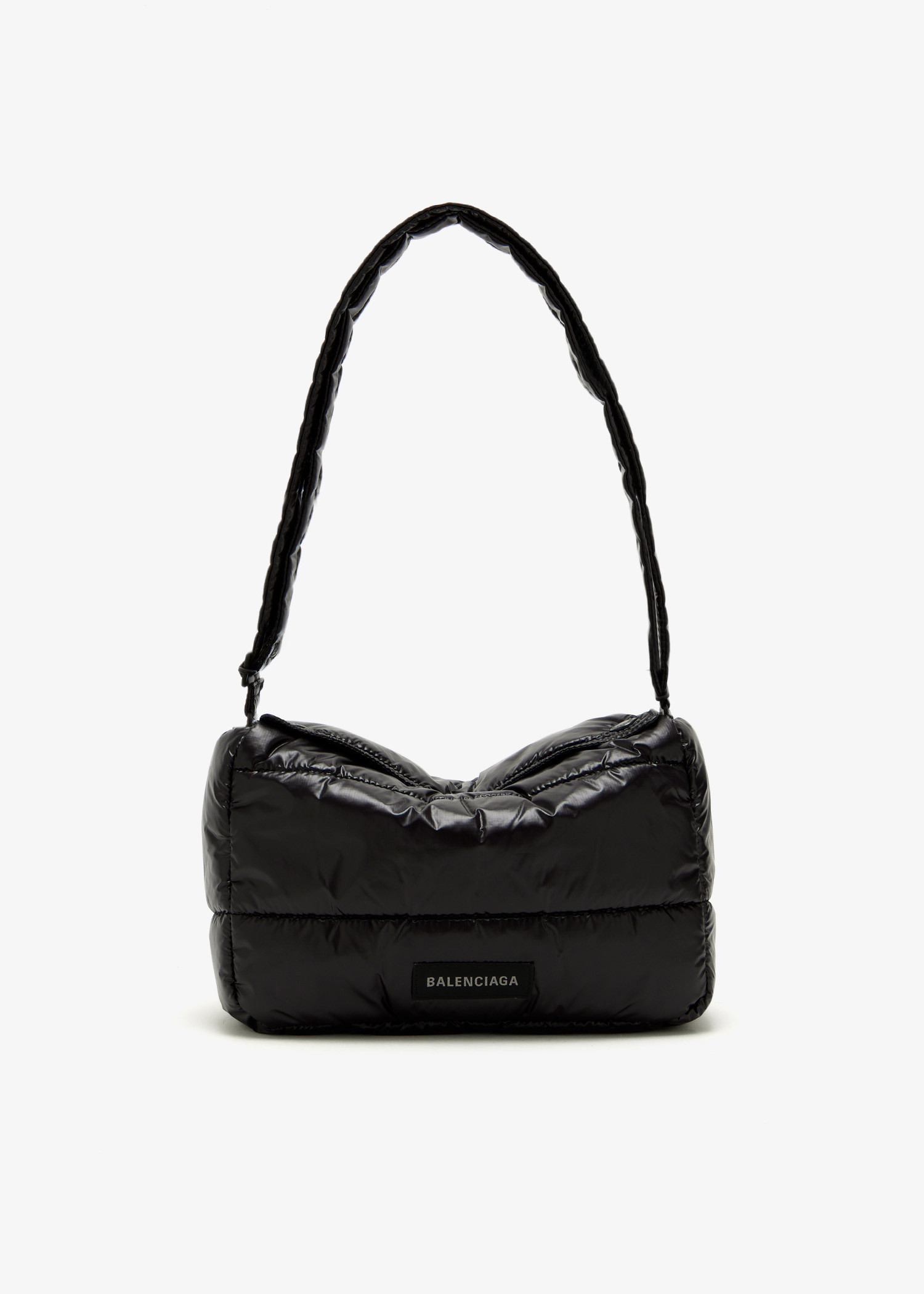 

Puffer crossbody bag, Black