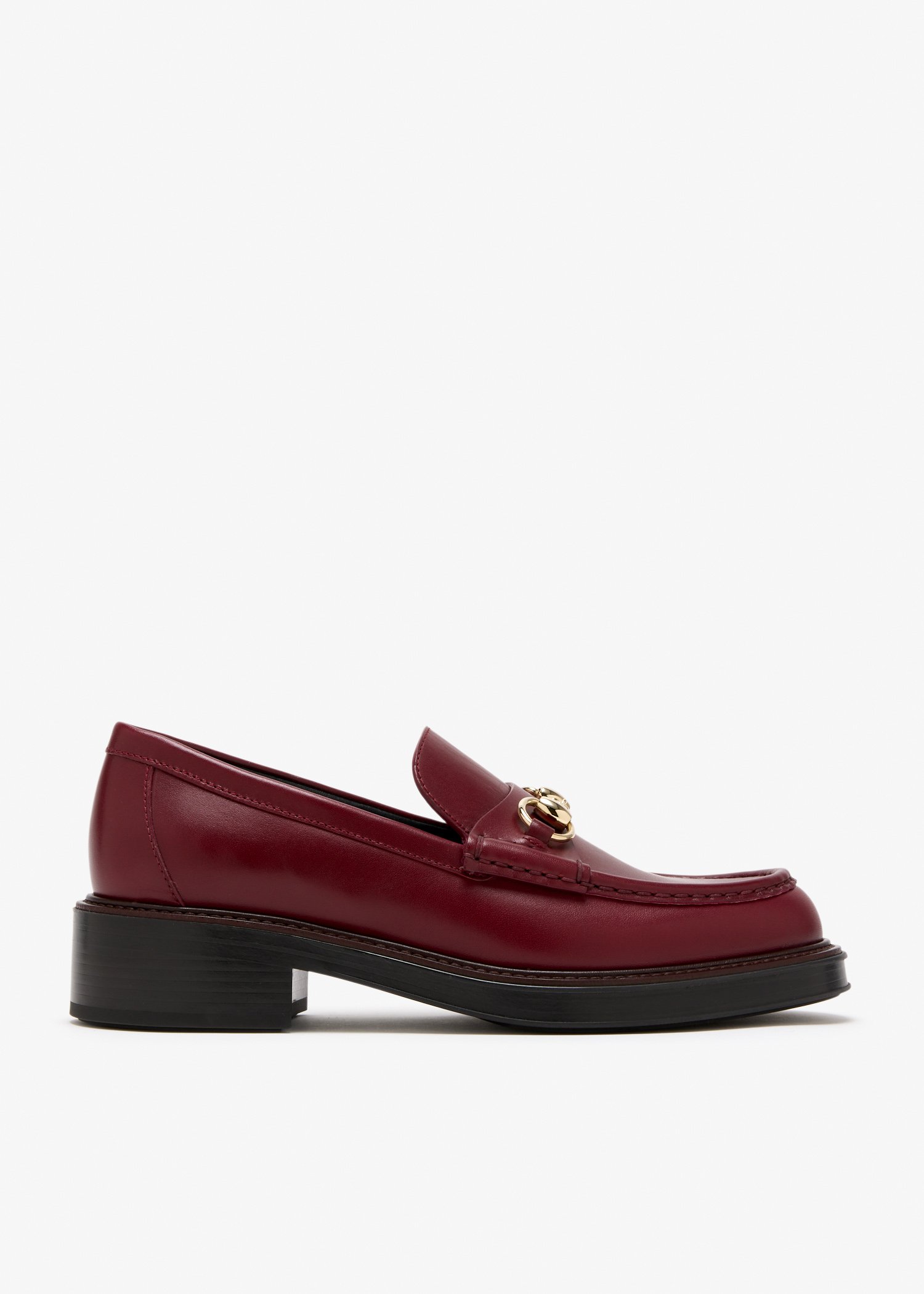 

Horsebit loafers, Burgundy