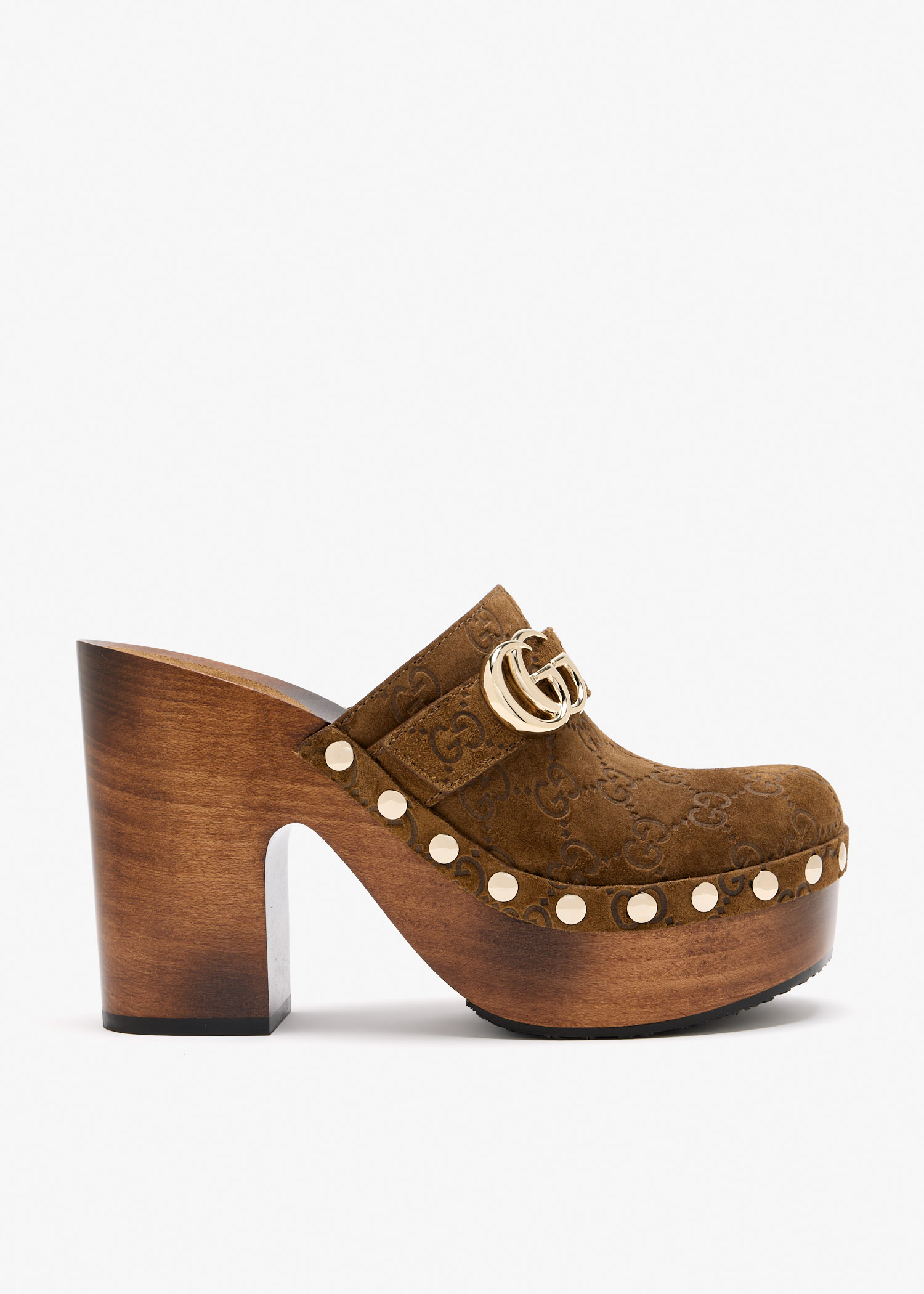 

Double G platform clogs, Brown