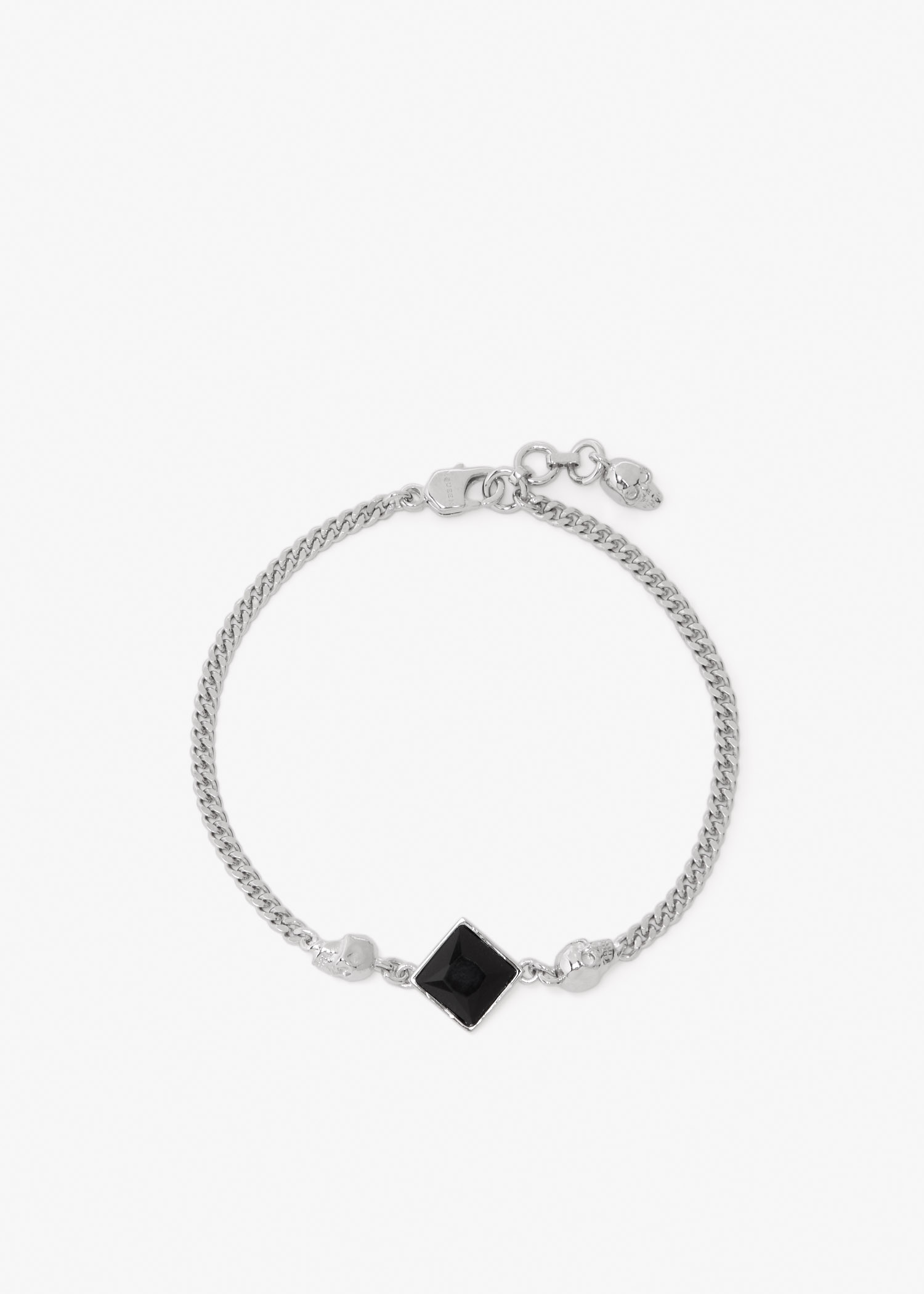 

Twin Skull bracelet, Silver