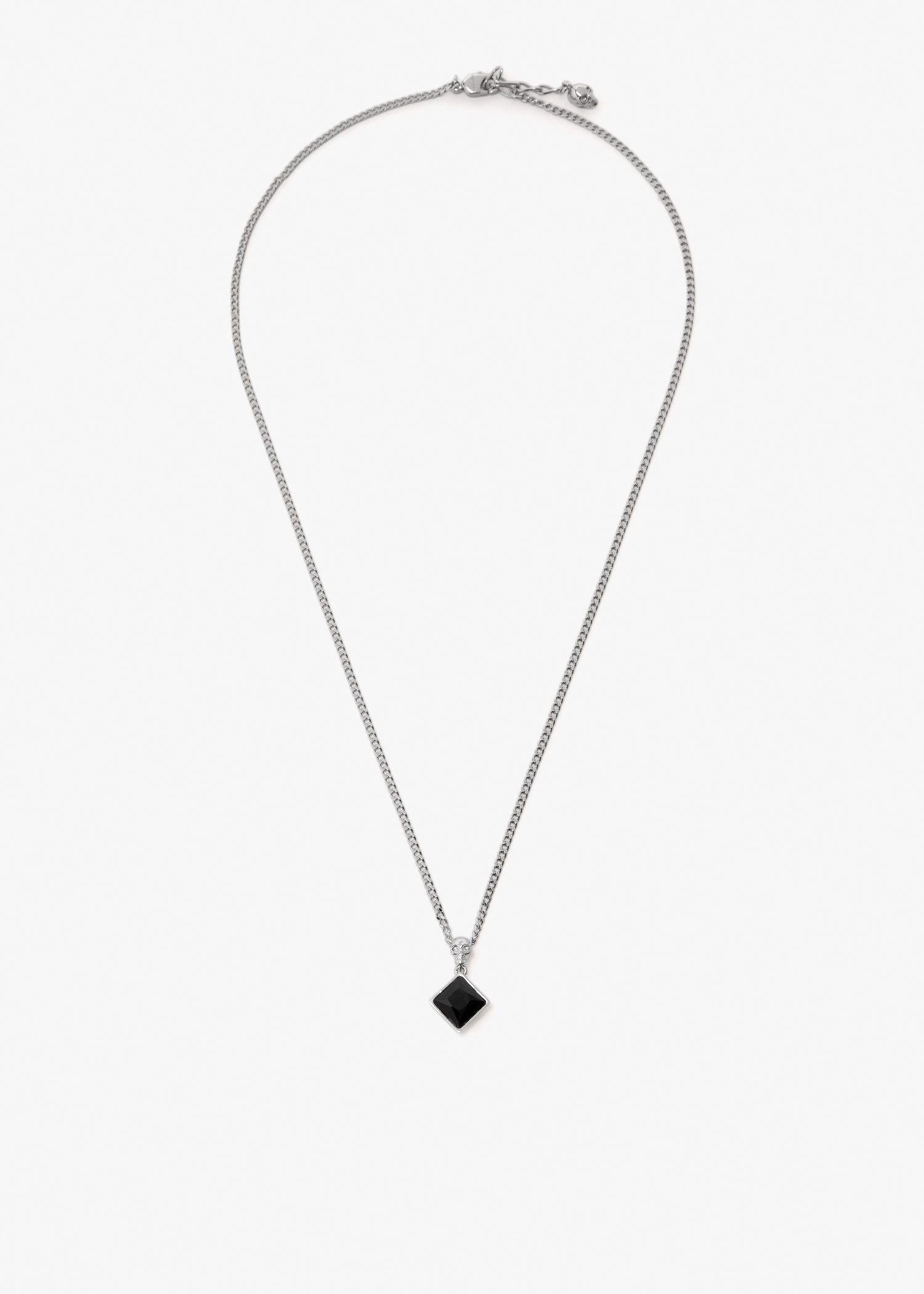 

Twin Skull necklace, Silver