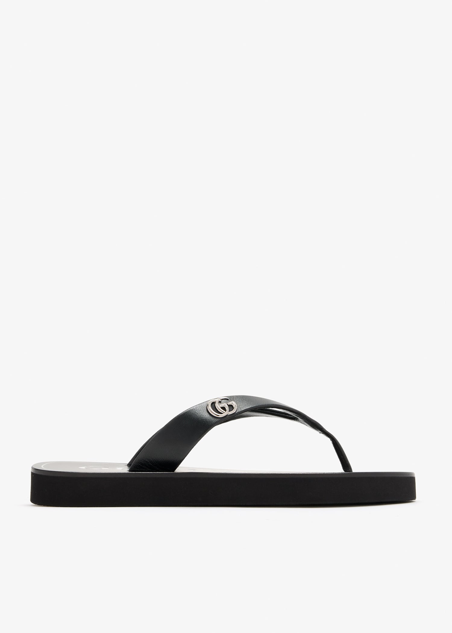 

Double G thong sandals, Black