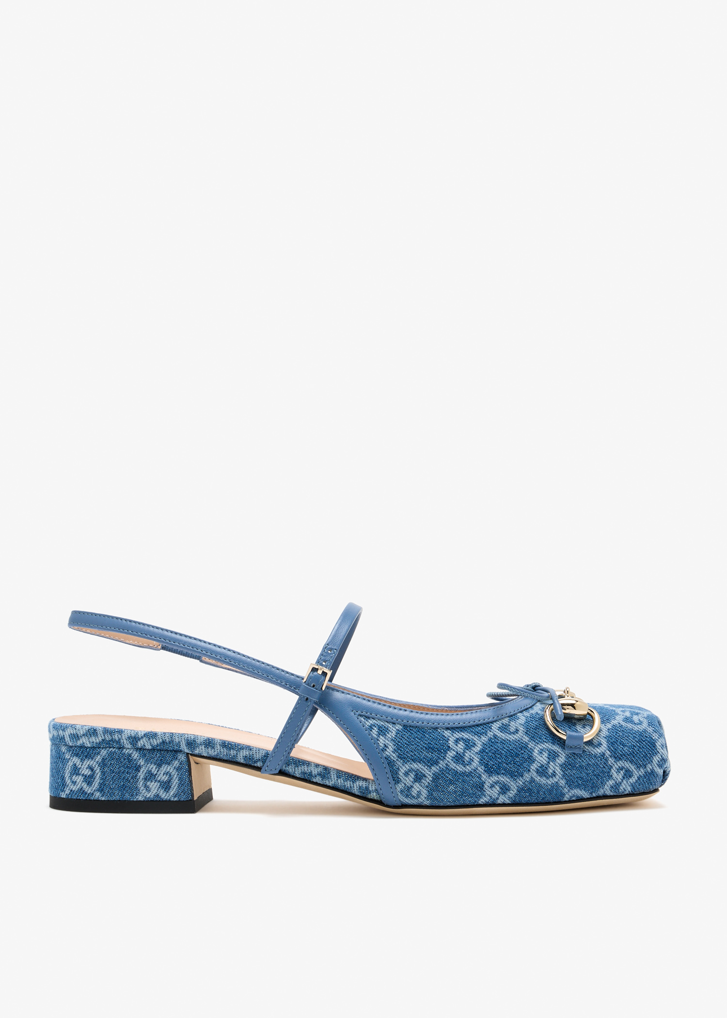 

Horsebit slingback ballerinas, Blue
