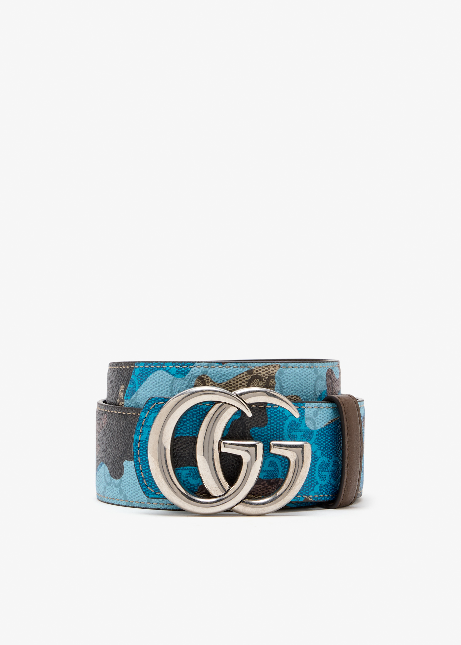 

GG Marmont reversible belt, Blue