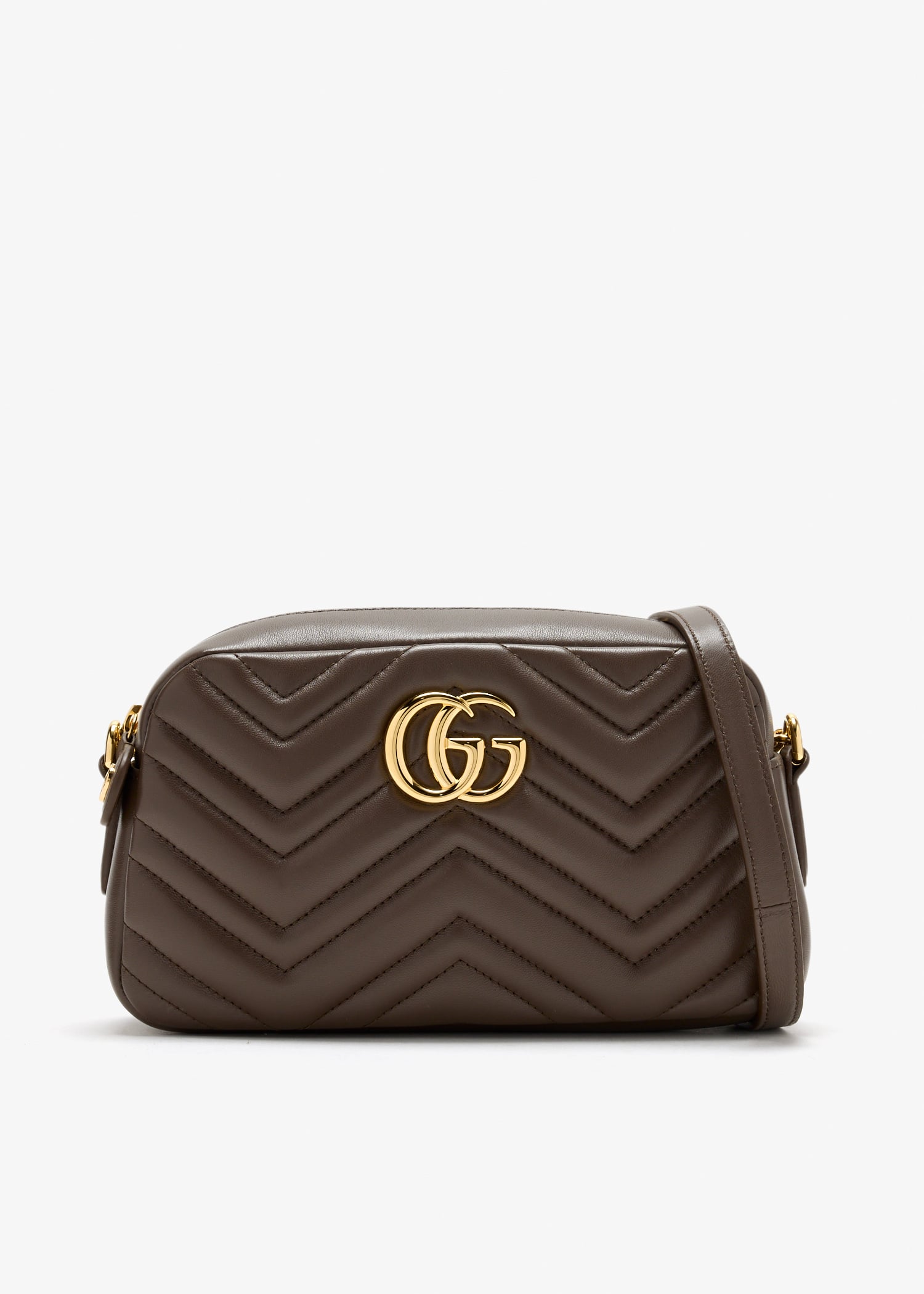 

GG Marmont small camera bag, Taupe