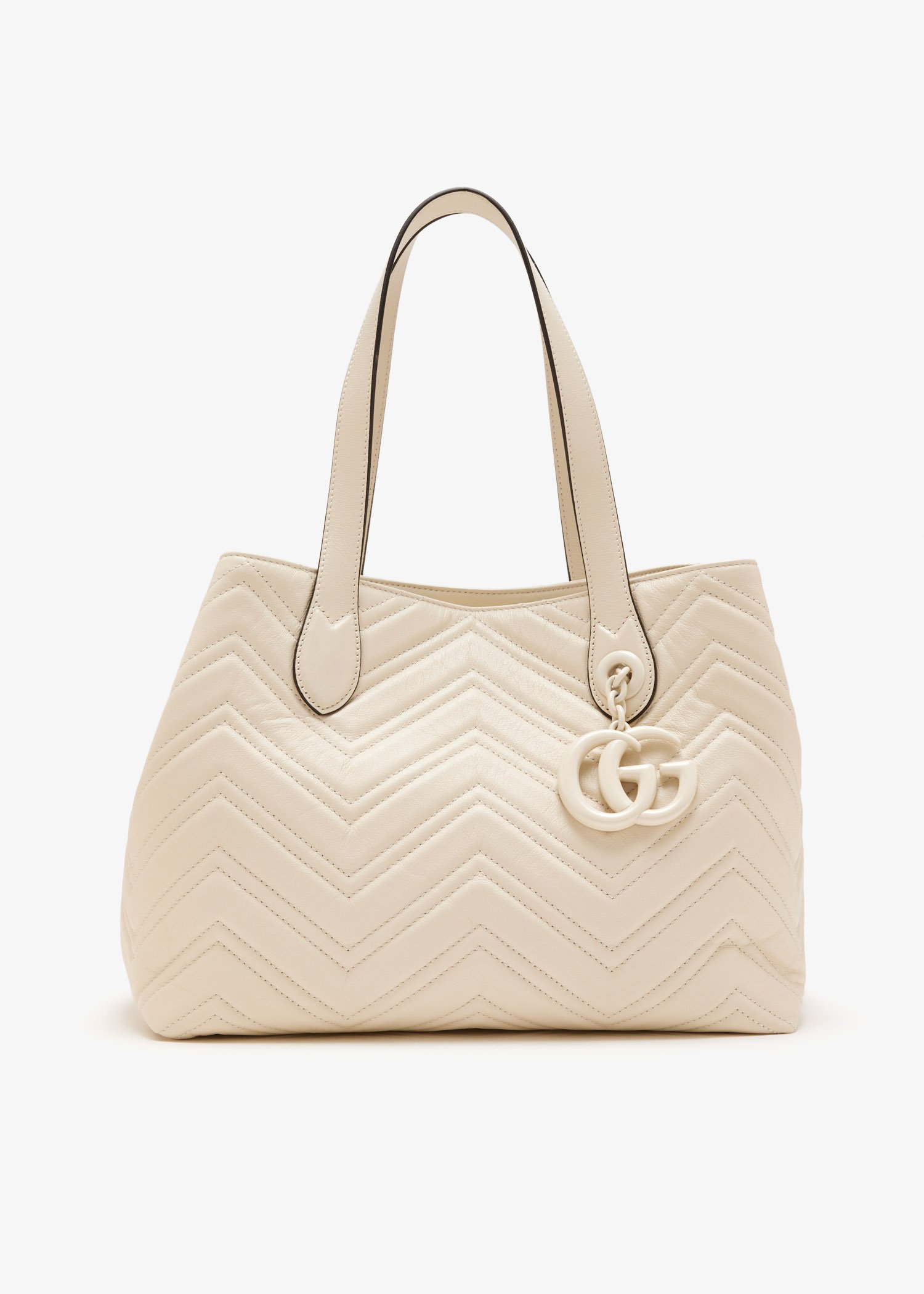 

GG Marmont tote bag, Cream