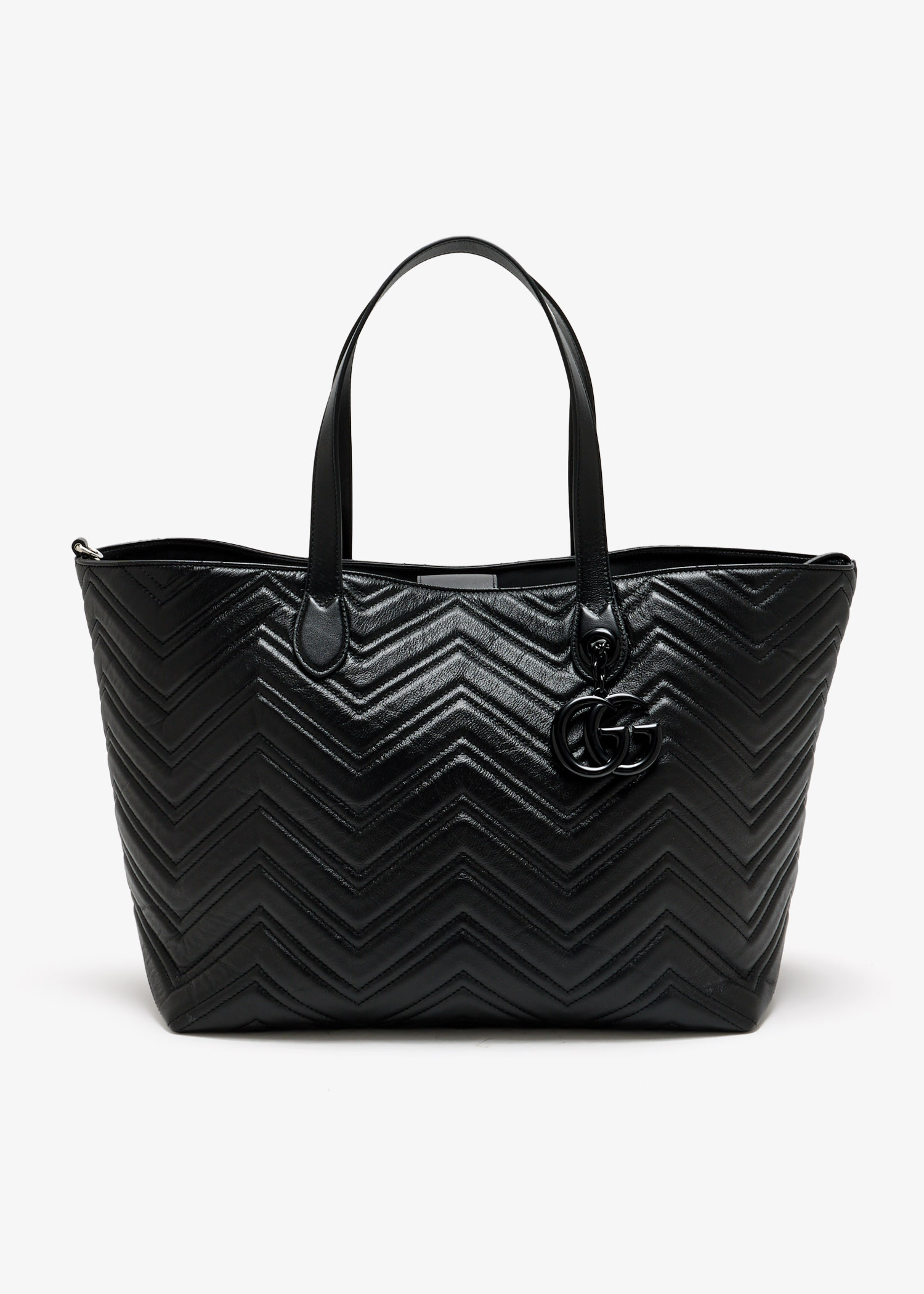 

GG Marmont large tote bag, Black