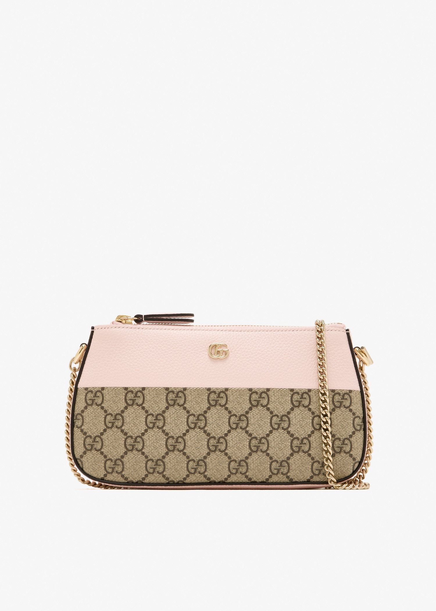 

GG Marmont bi-color mini bag, Pink
