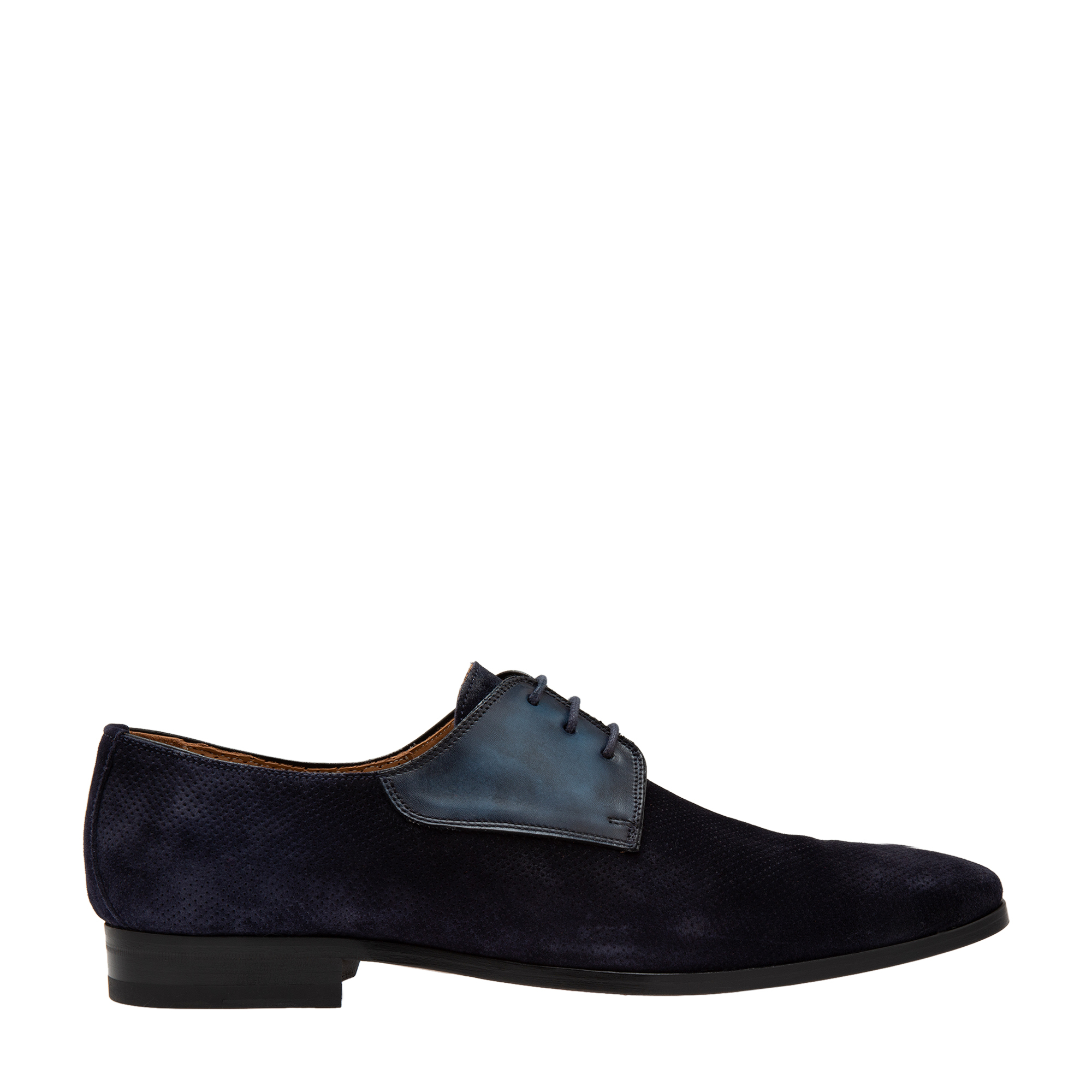 

Suede Derby shoes, Blue
