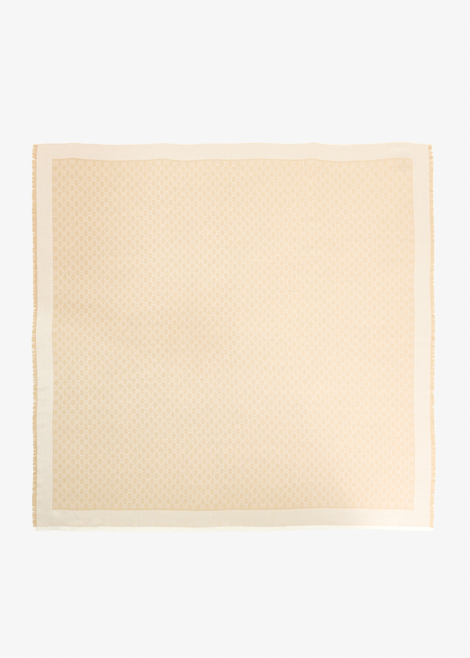 

GG silk scarf, Beige