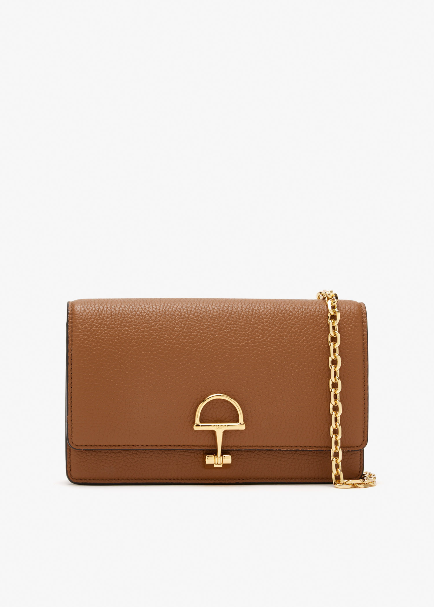 

Half Horsebit chain wallet, Brown