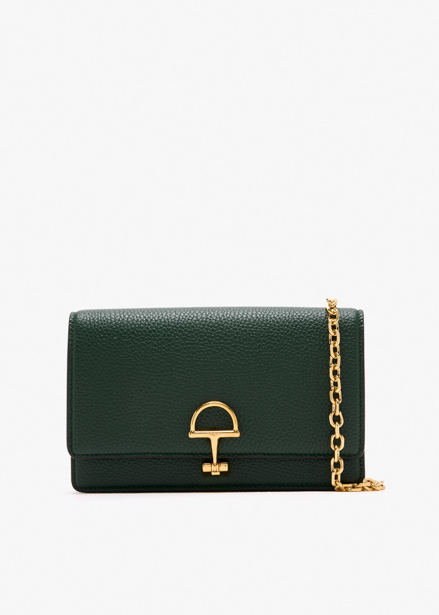 

Half Horsebit chain wallet, Green