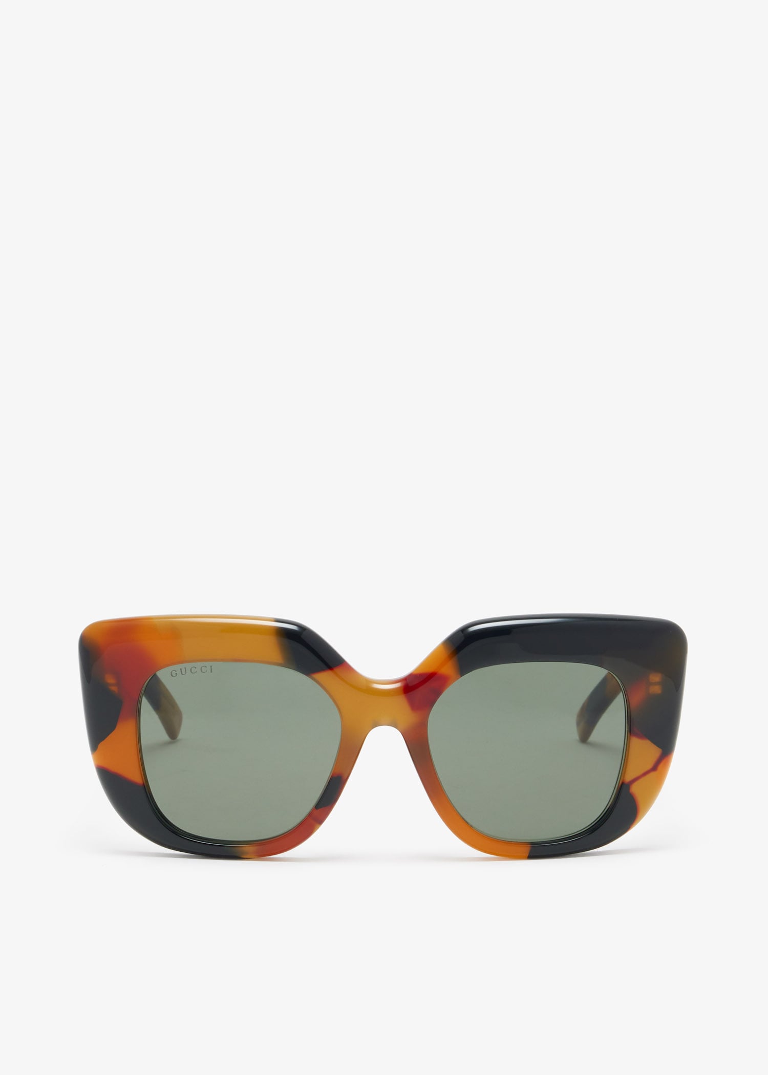 

Square frame sunglasses, Brown