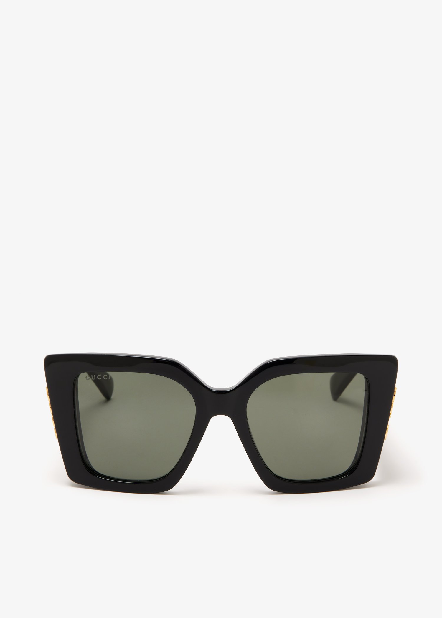 

Cat-eye frame sunglasses, Black