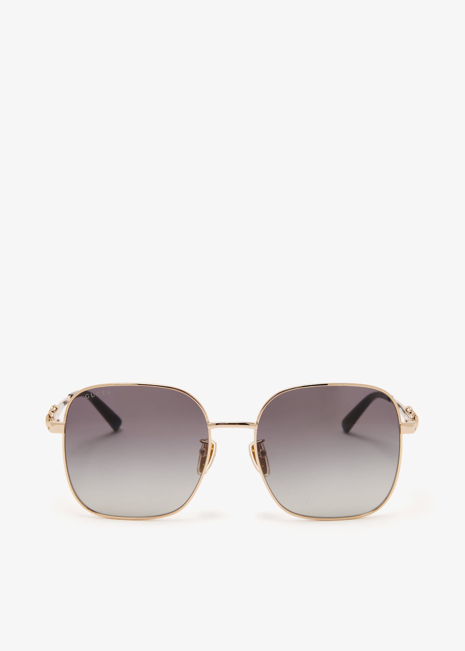 

Square frame sunglasses, Gold
