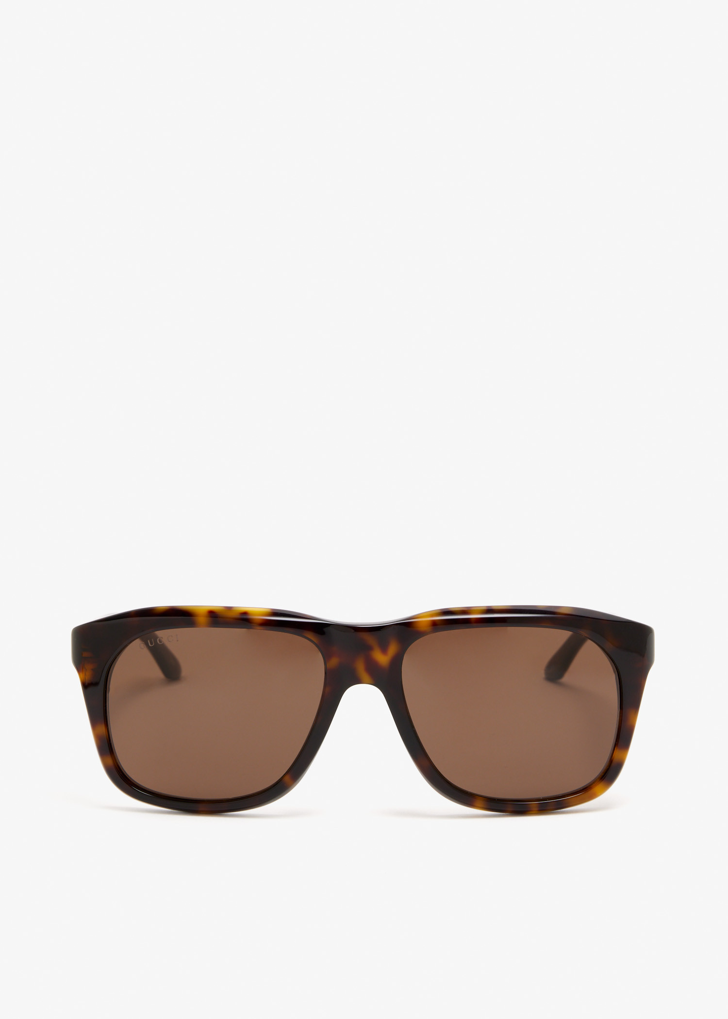 

Square frame sunglasses, Brown