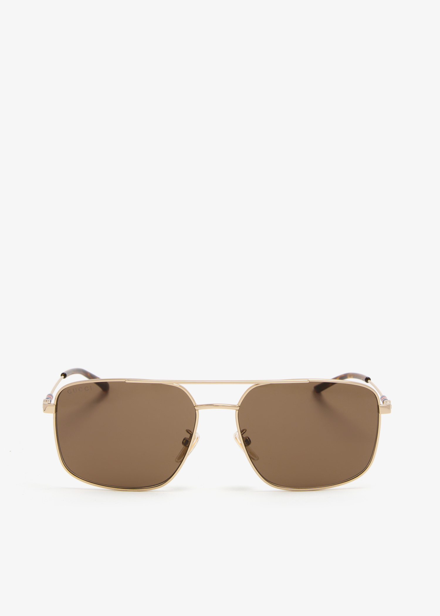 

Aviator frame sunglasses, Gold