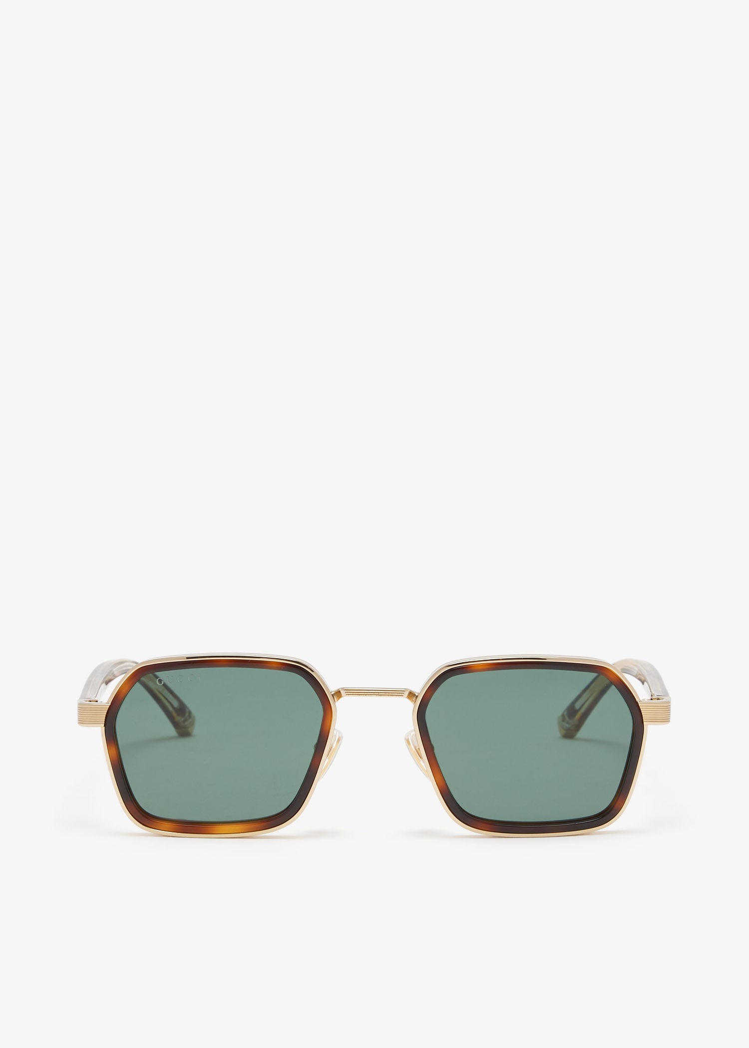 

Square frame sunglasses, Gold