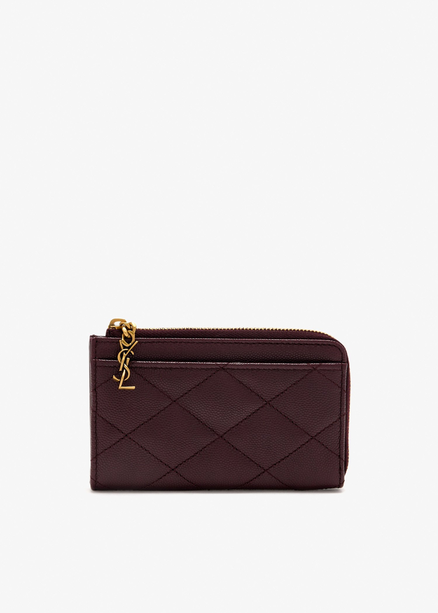 

Cassandre Bijou zip card case, Burgundy