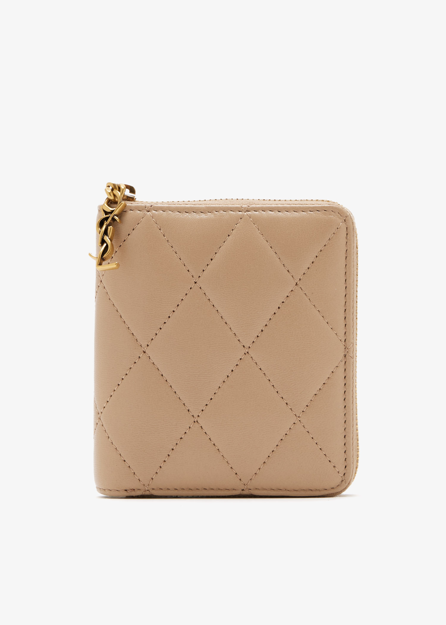 

Cassandre Bijou zip wallet, Beige