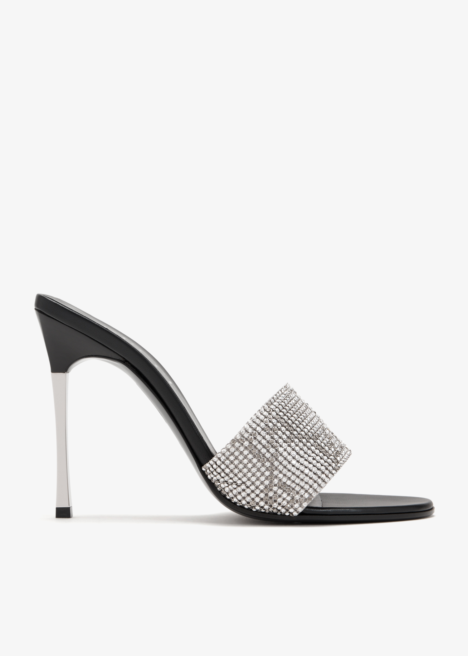 

Bombshell crystal sandals, Silver