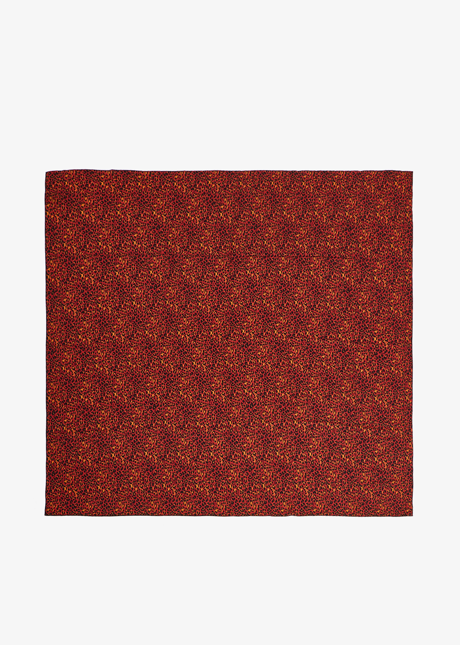 

Leopard print scarf, Orange