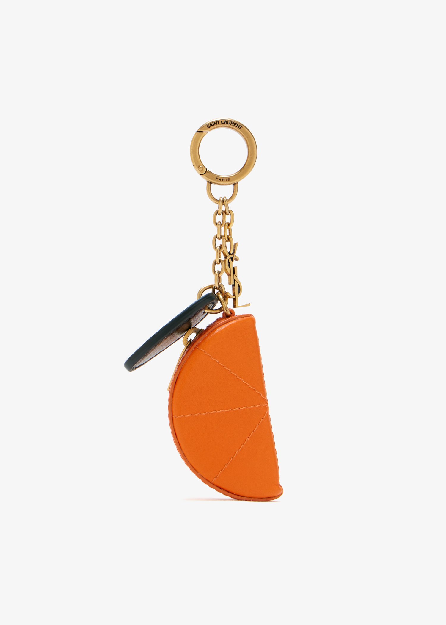 

Orange bag charm