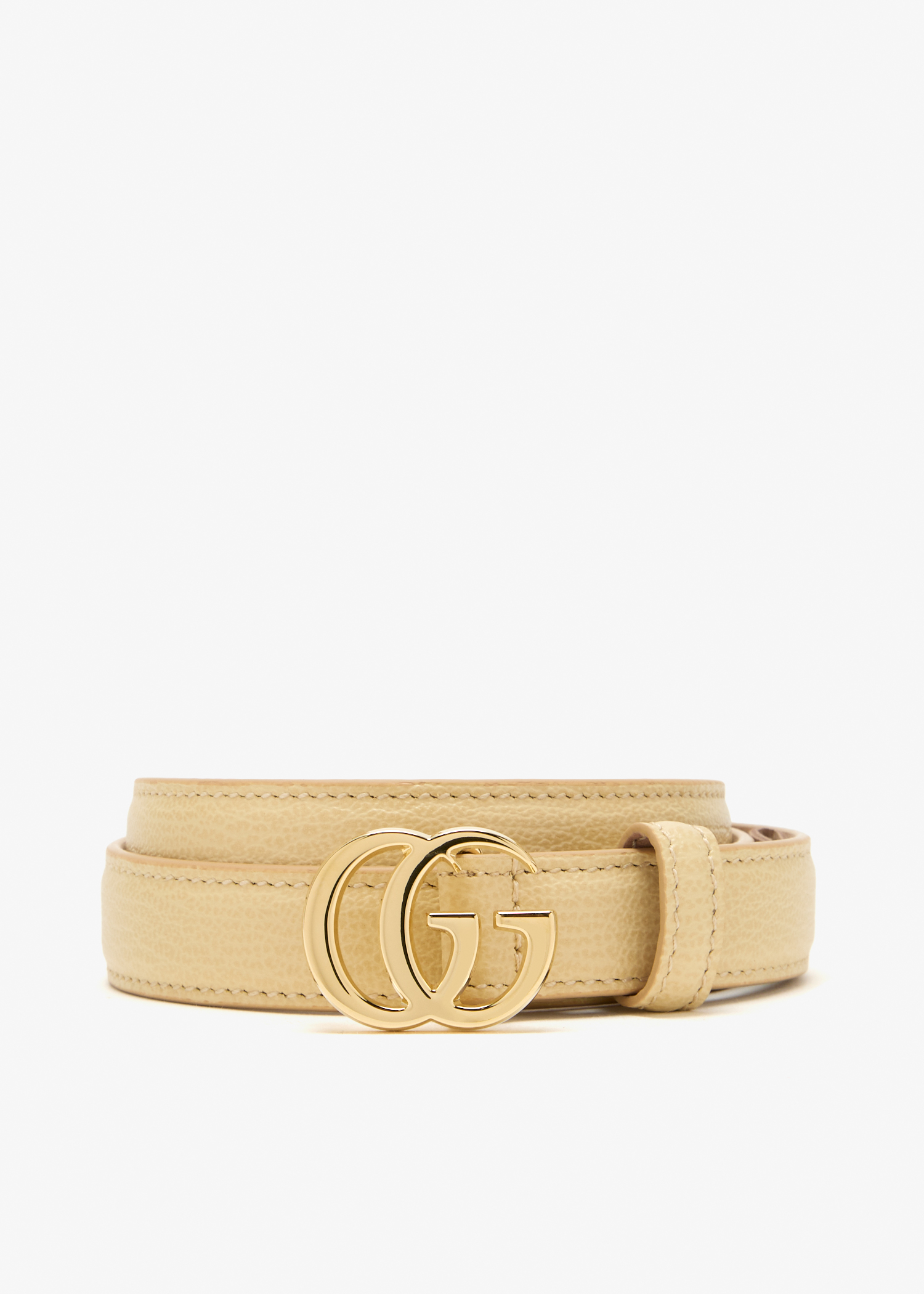 

GG Marmont belt, Beige