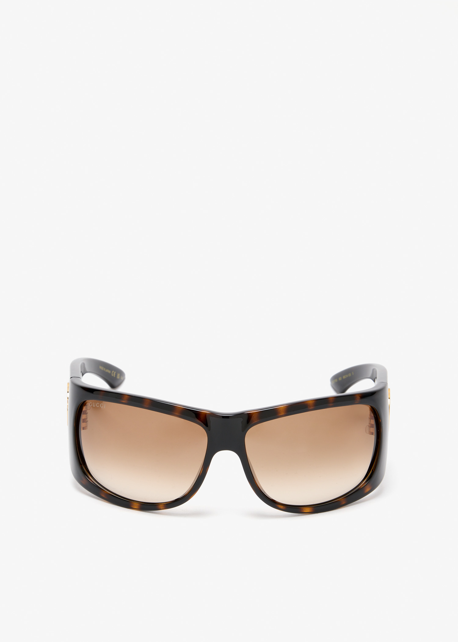 

Square frame sunglasses, Brown