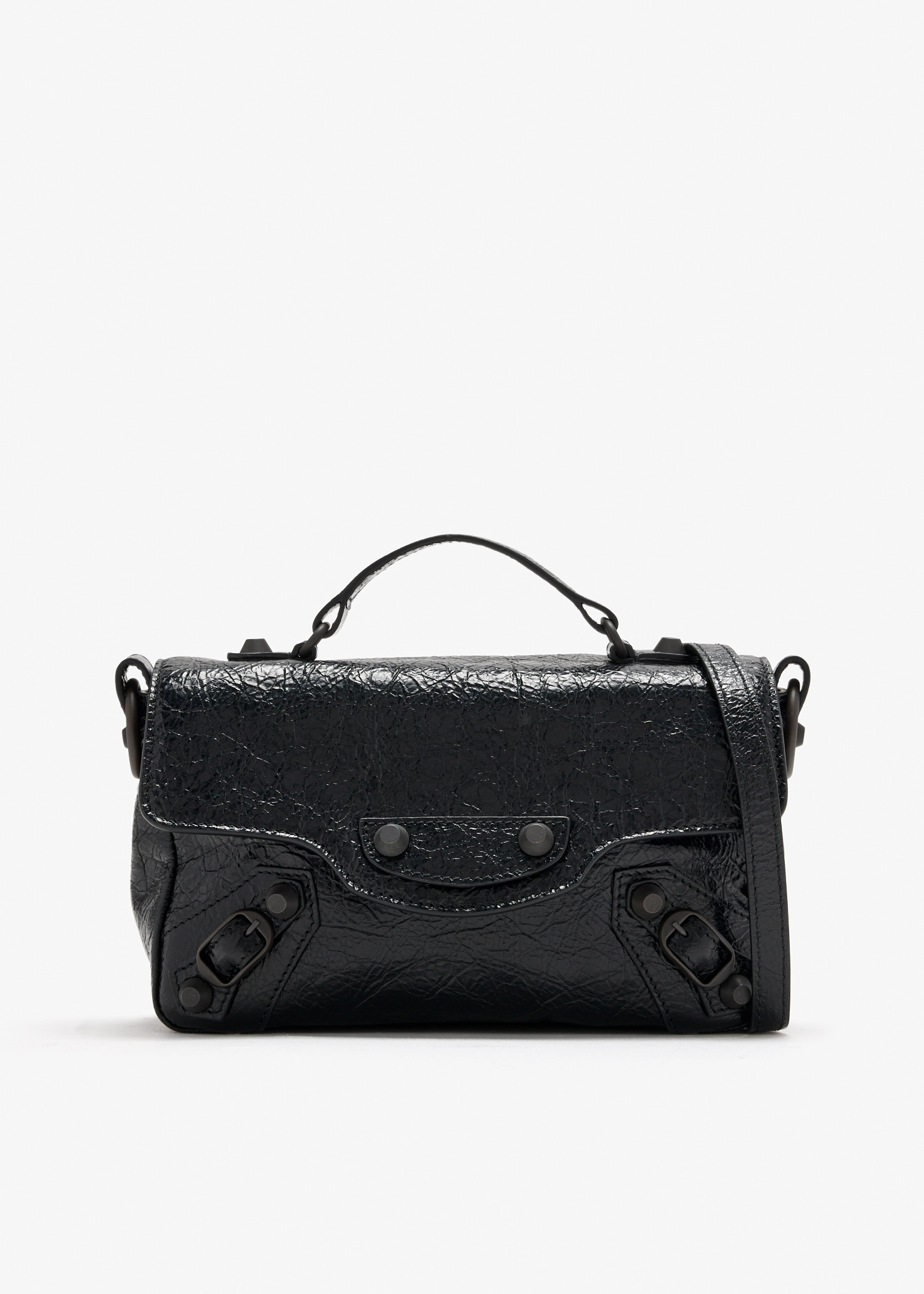 

Le City nano flap bag, Black