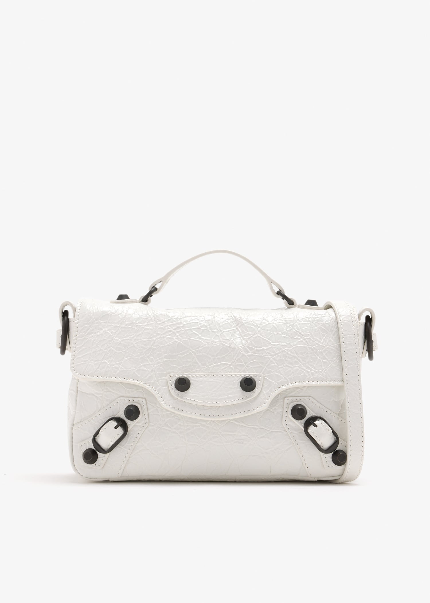 

Le City nano flap bag, White
