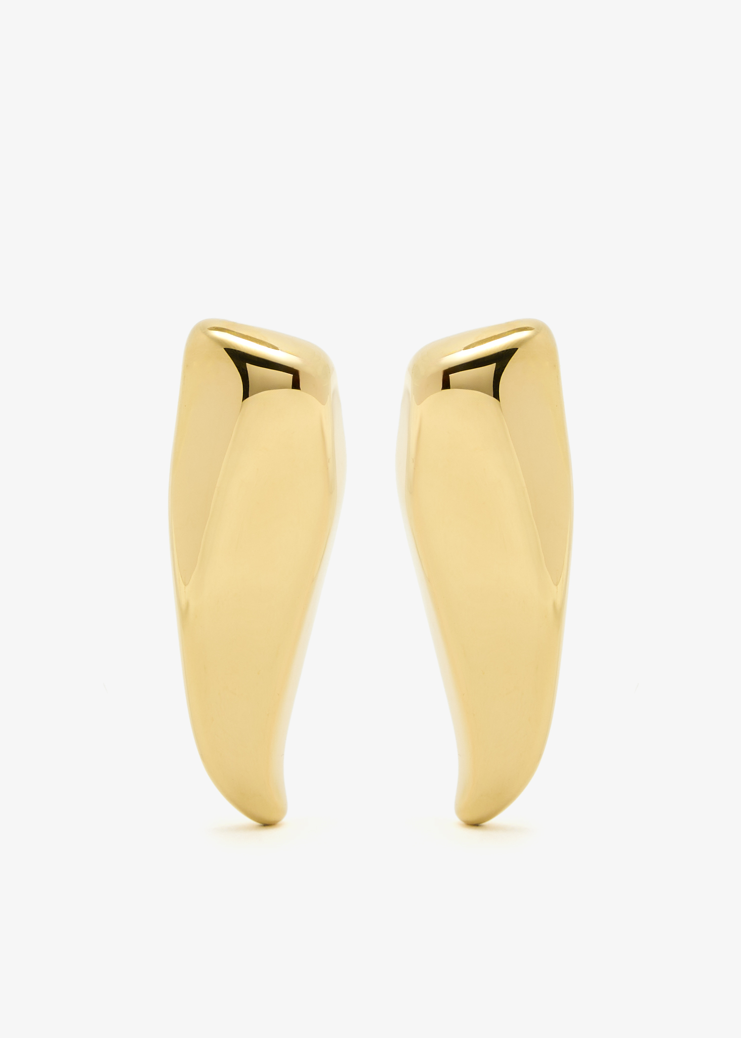 

Large Prisma earrings, Gold