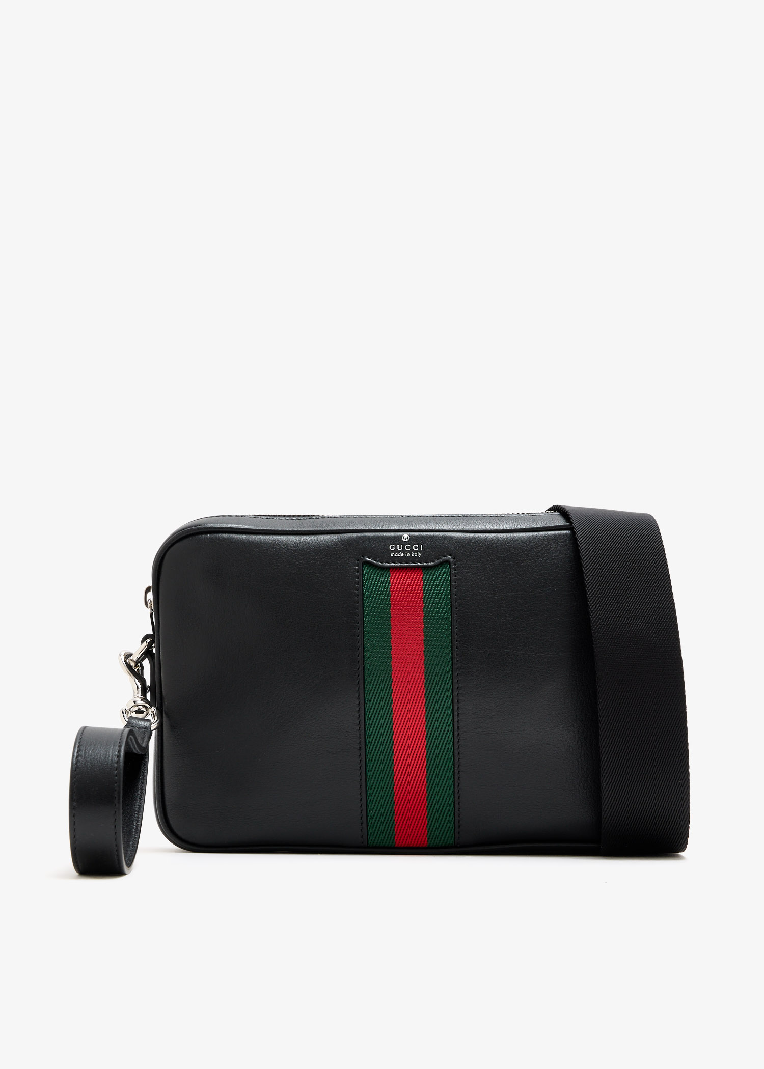 

Web Trademark small crossbody bag, Black