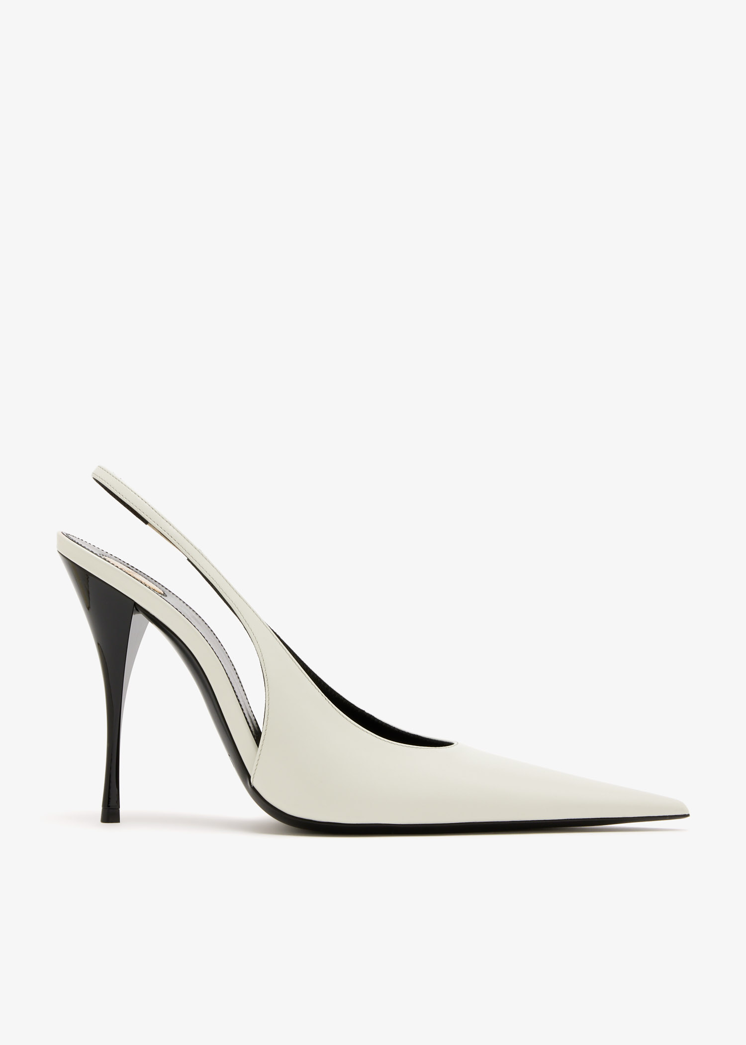 

P.A.R.I.S. slingback pumps, White