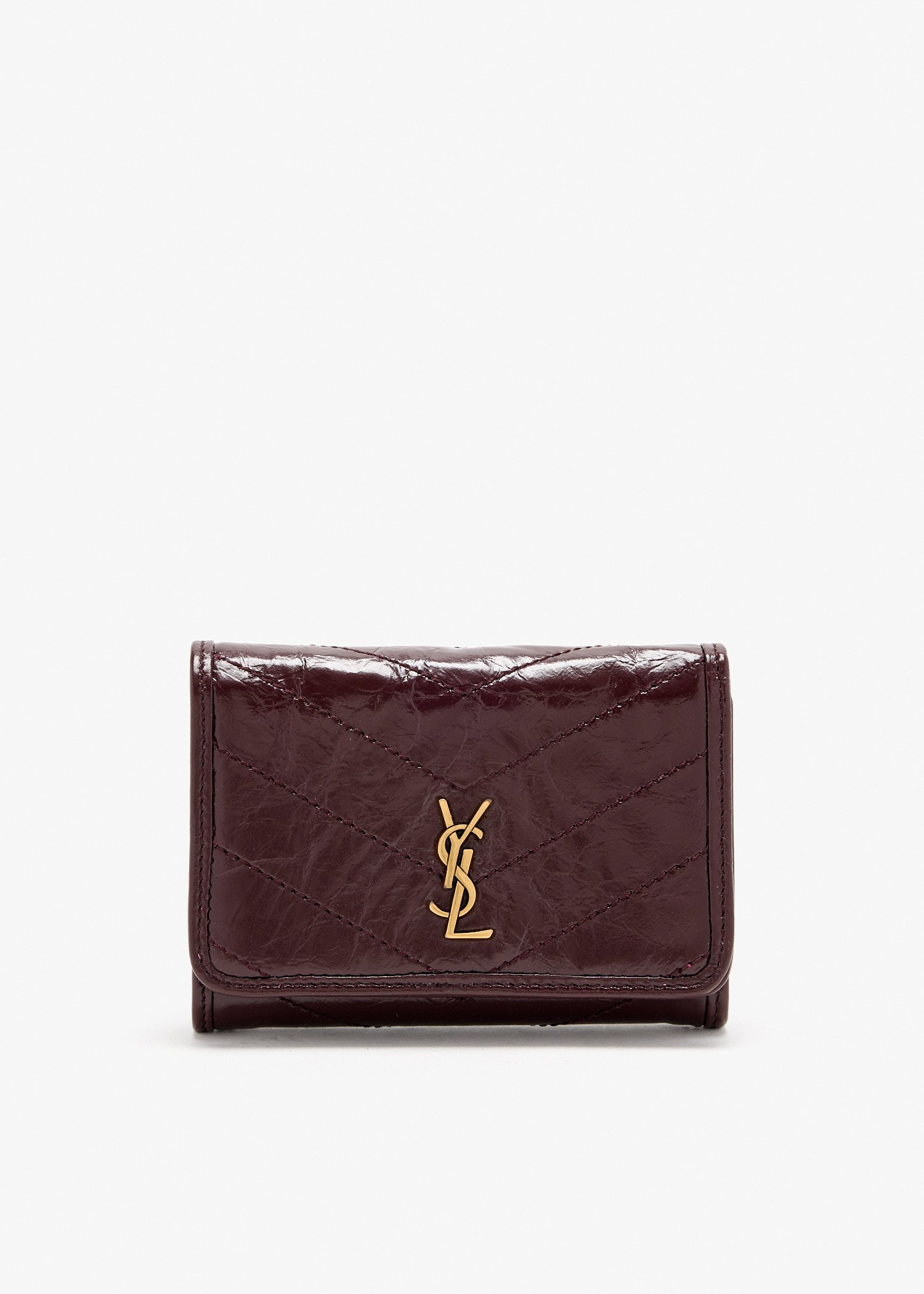 

Cassandre tri-fold wallet, Burgundy