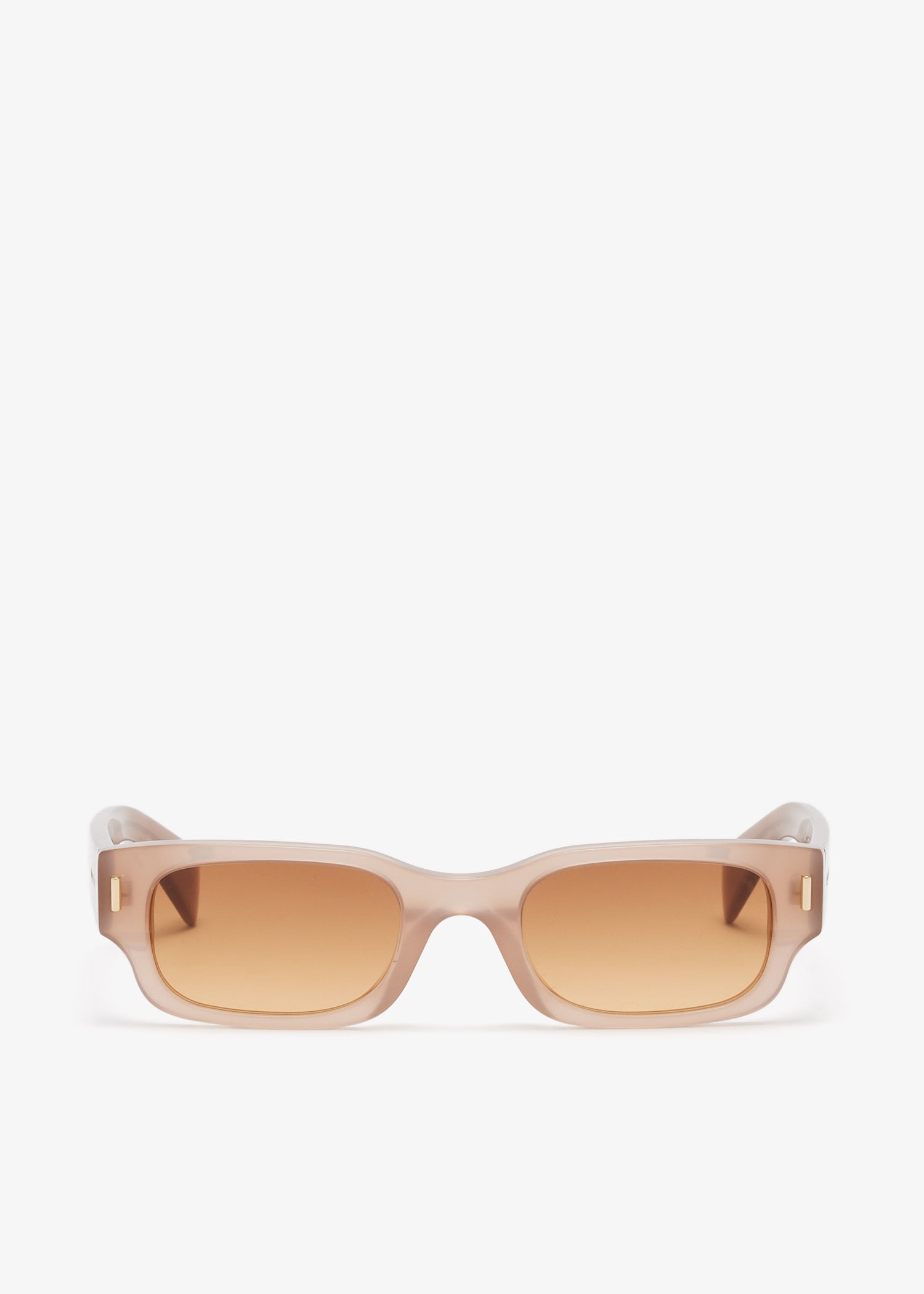

T-Bar Rivet Panthos Sunglasses, Brown