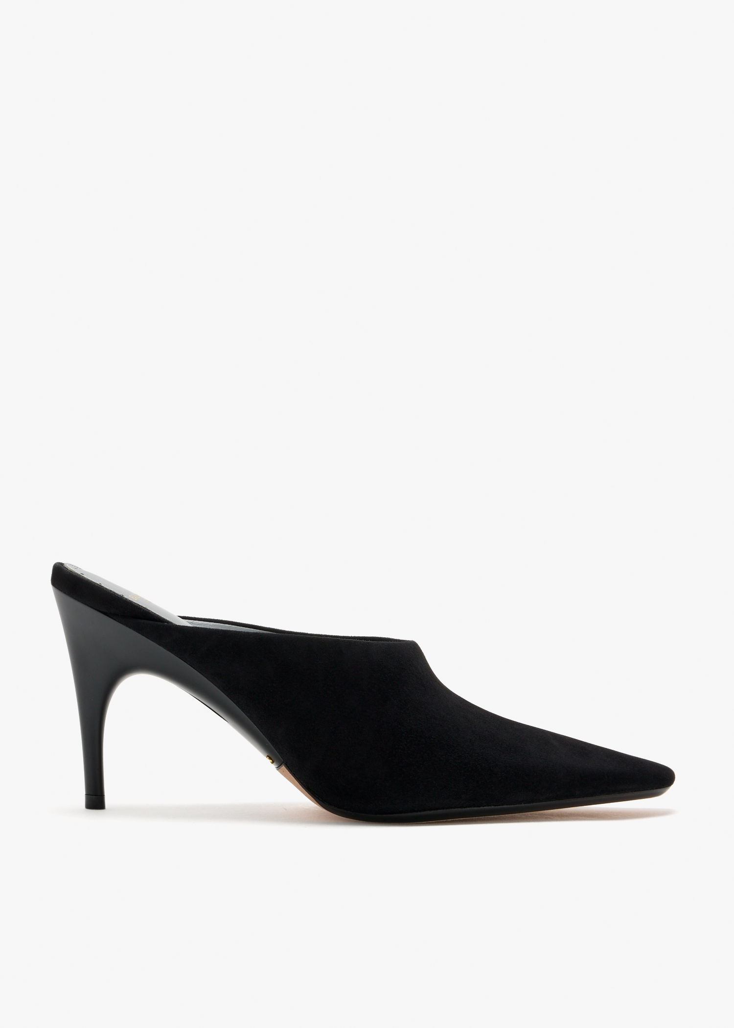

Duchesse mules, Black