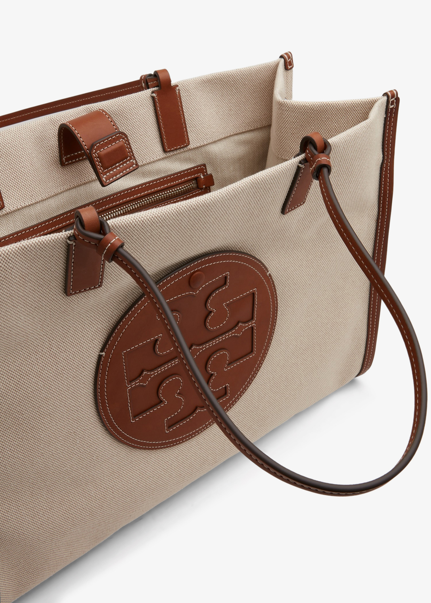 Ella canvas leather tote online
